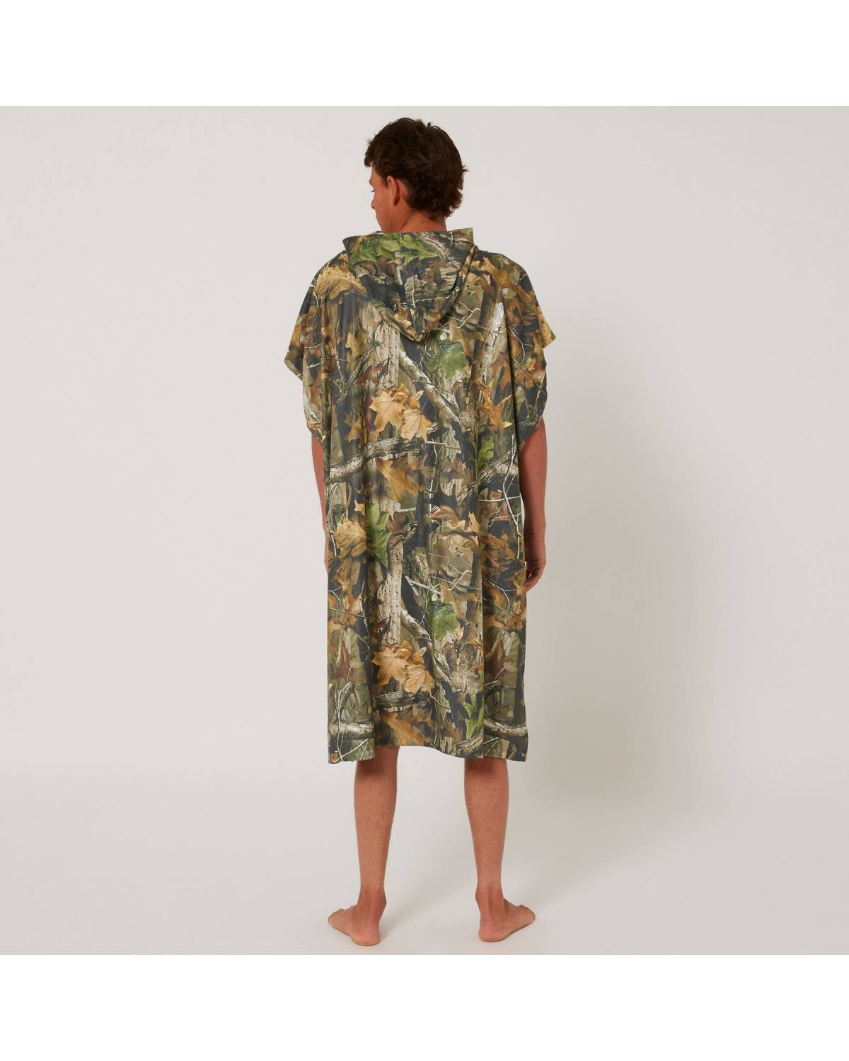 Real Camo Hooded Poncho
