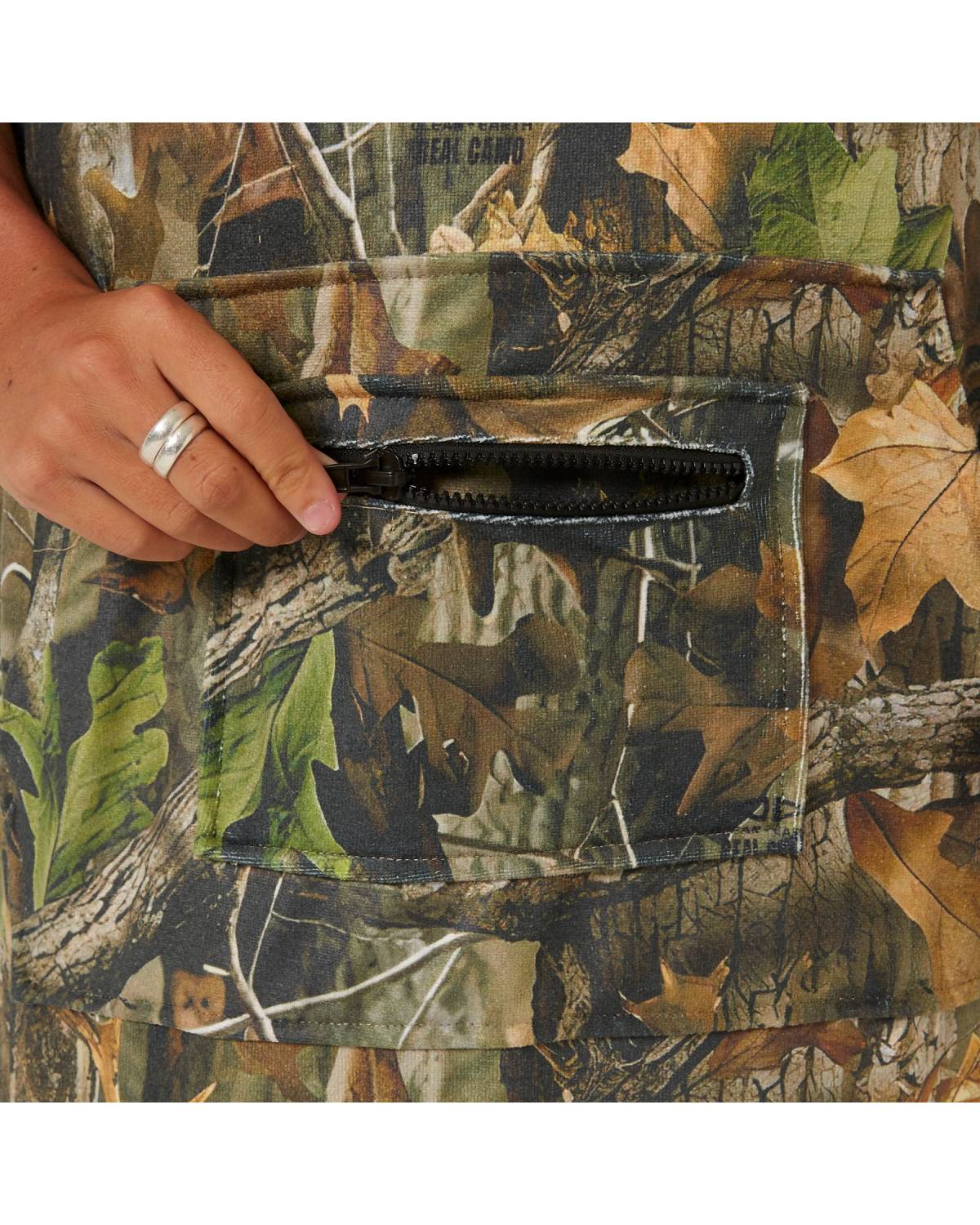 Youth Real Camo Hooded Poncho