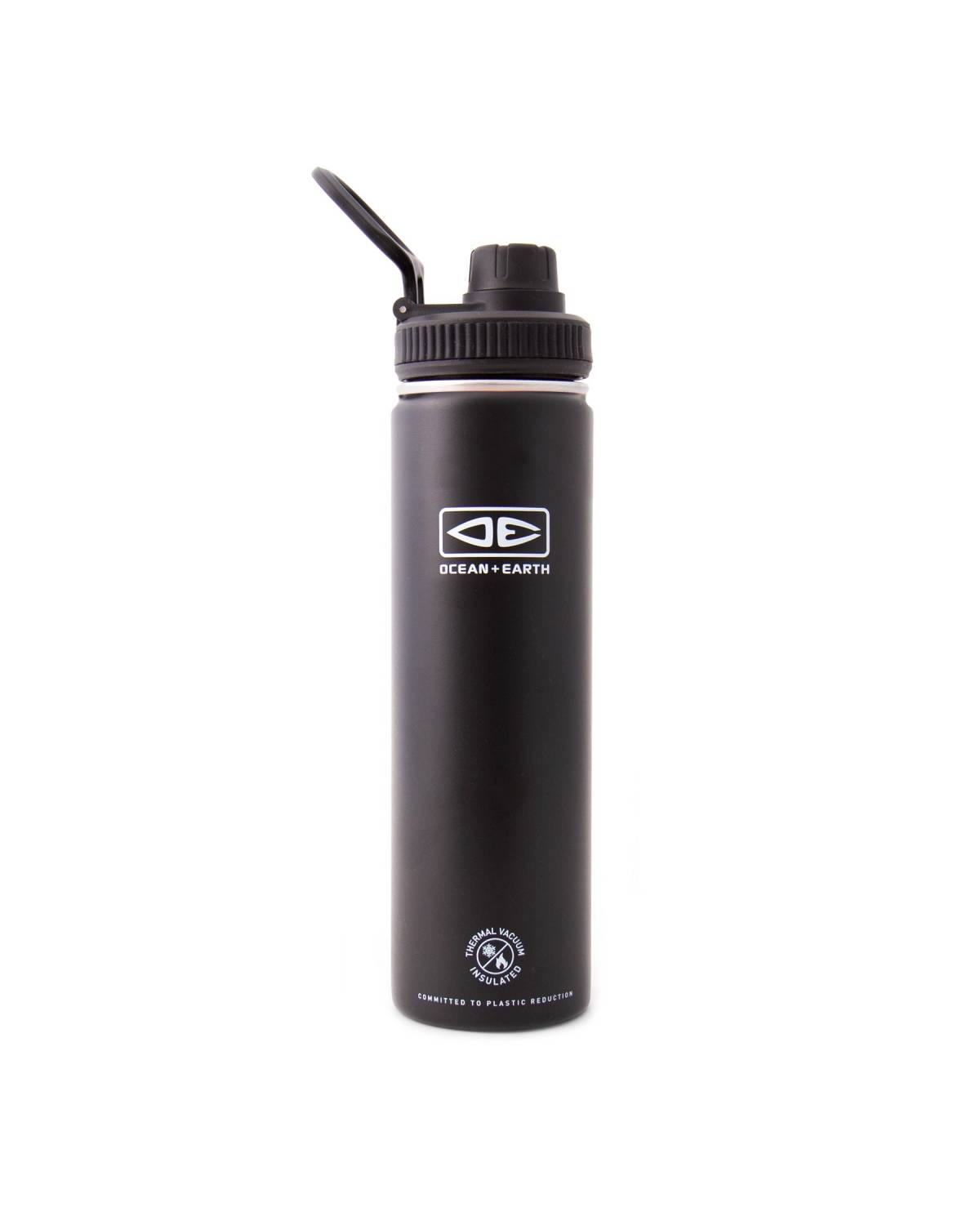 Insulated Screw Top Flask - 720ml - Black - Product Image