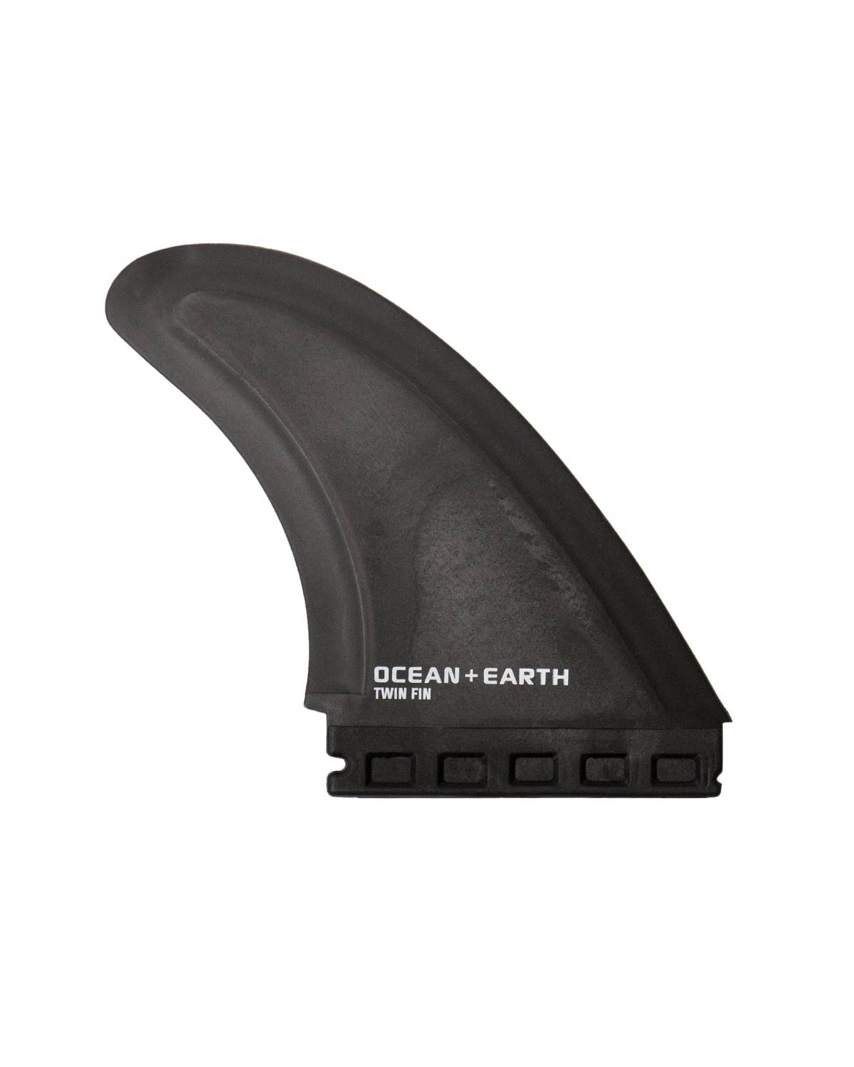 Black Twin Fin Alternate View