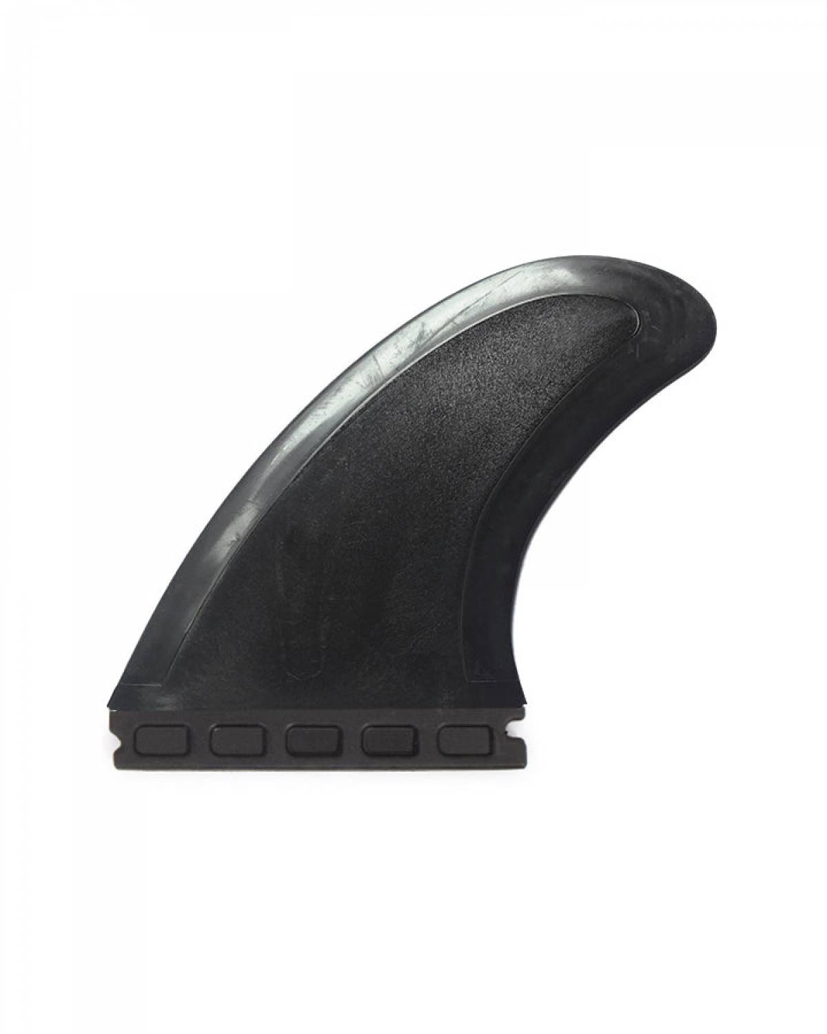 Black Twin Fin Side View