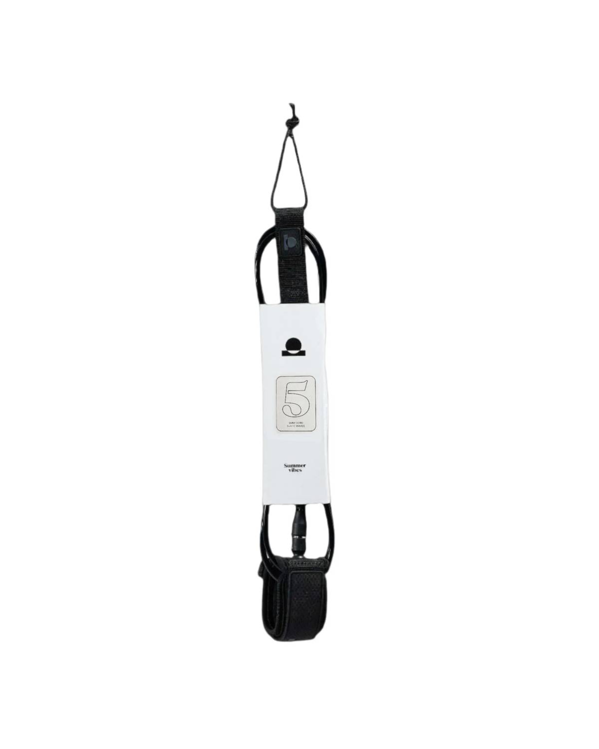 Summer vibes Session 5ft Surfboard Leash Leg rope - Black - Summer vibes