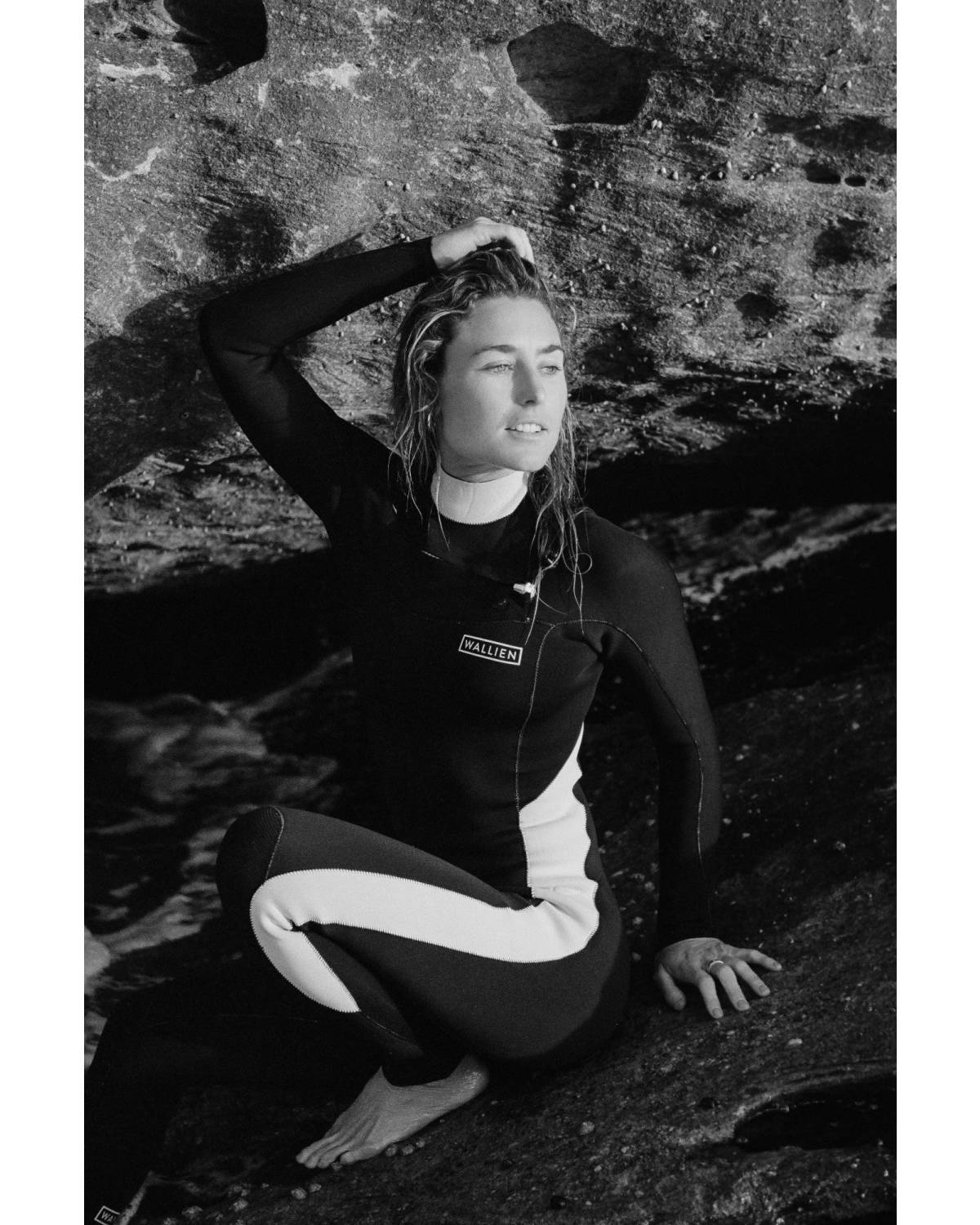 Nikki van Dijk Wetsuit (4/3) - Retro Monochrome