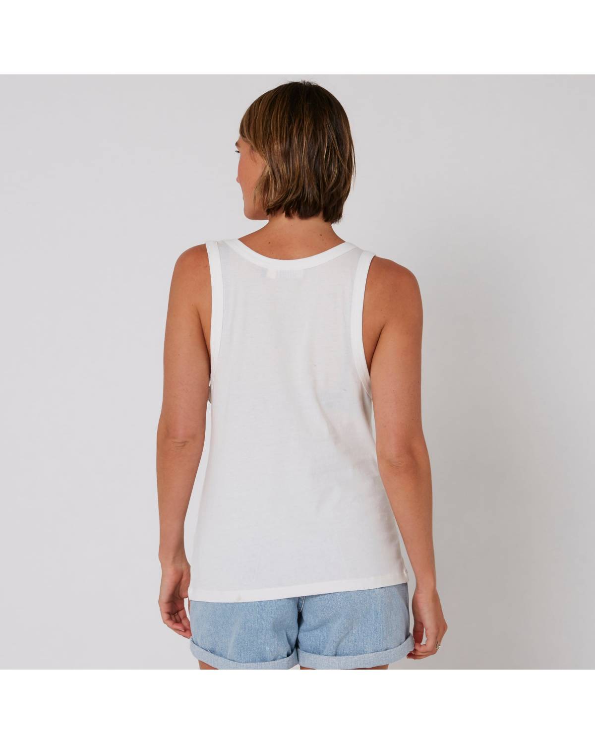 White tank side view