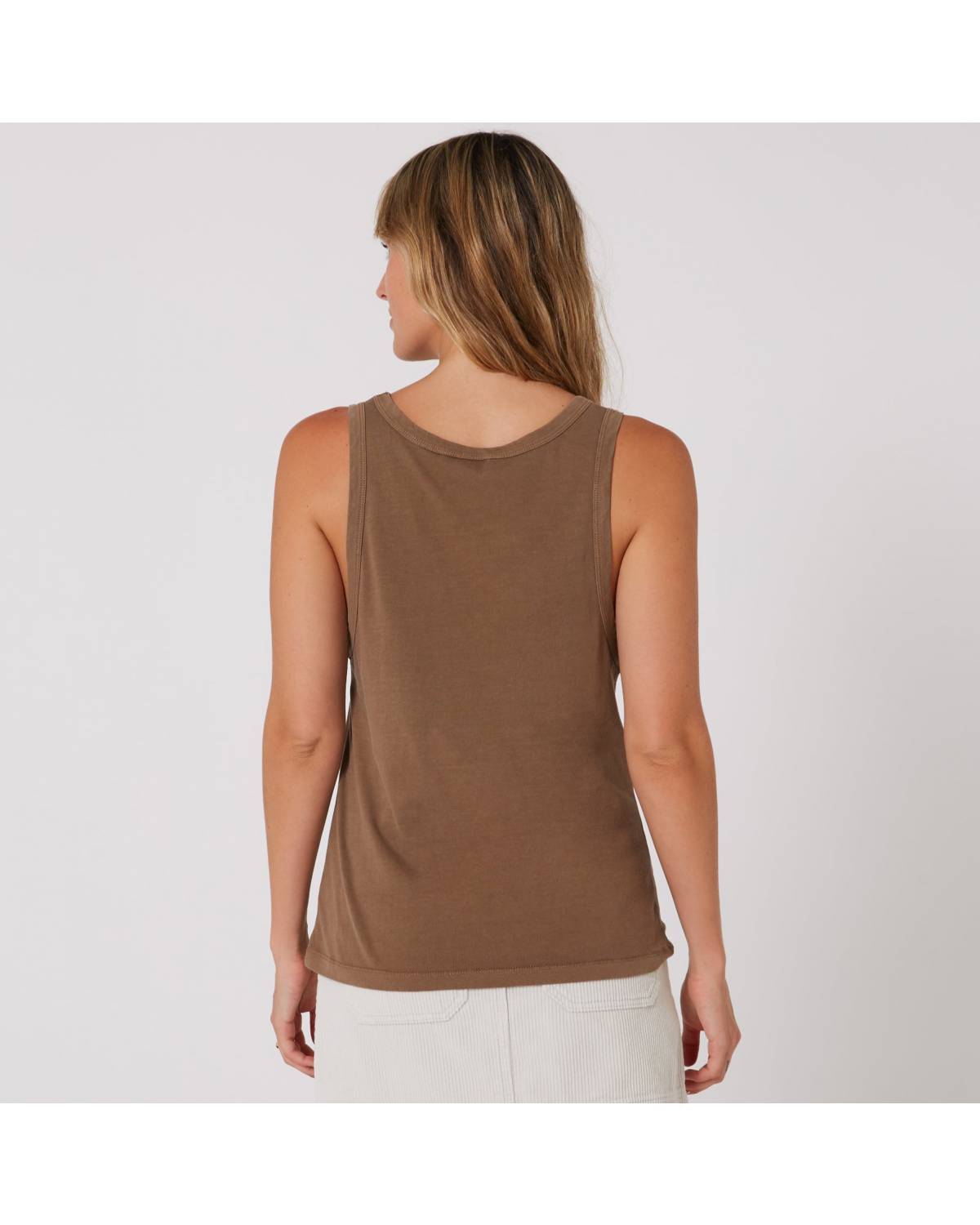 Mocha tank back view