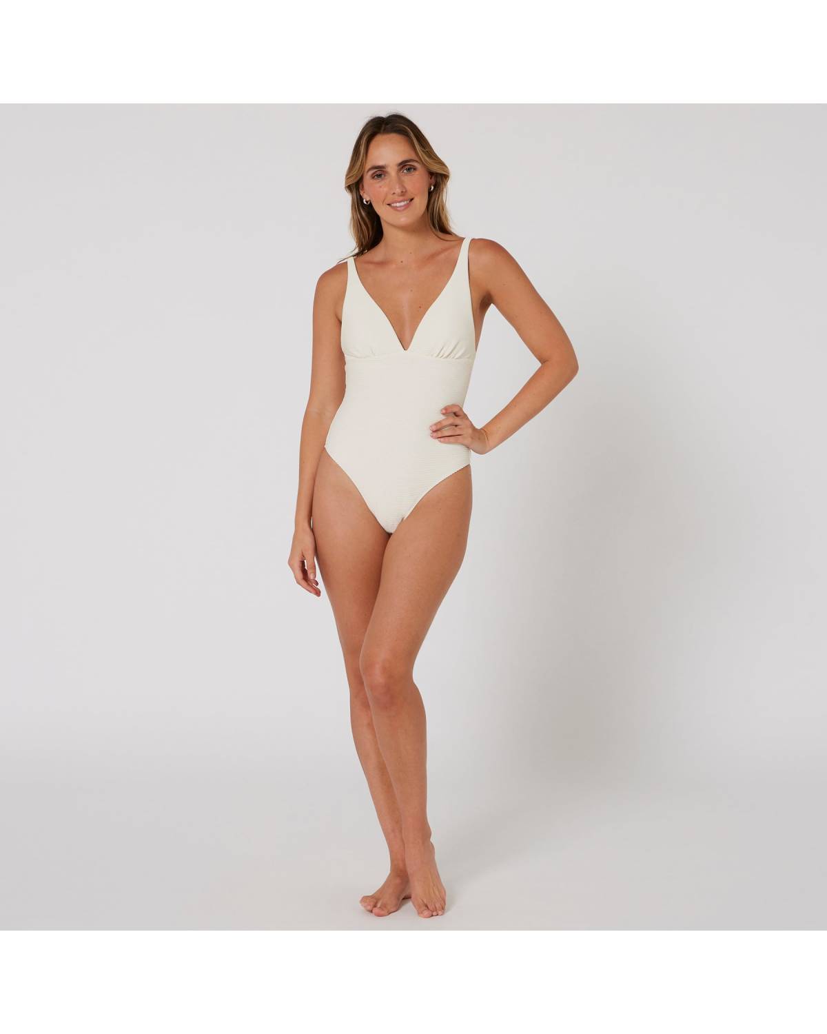 Hyams-Rib Plunge One Piece