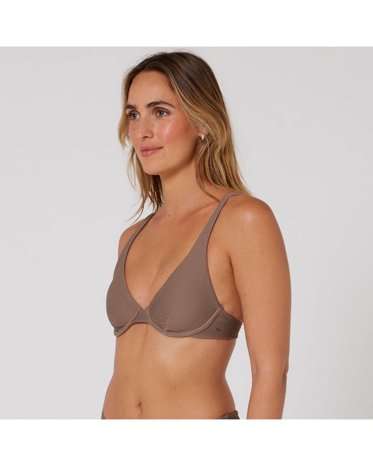 Hyams-Rib Bra Bikini Top
