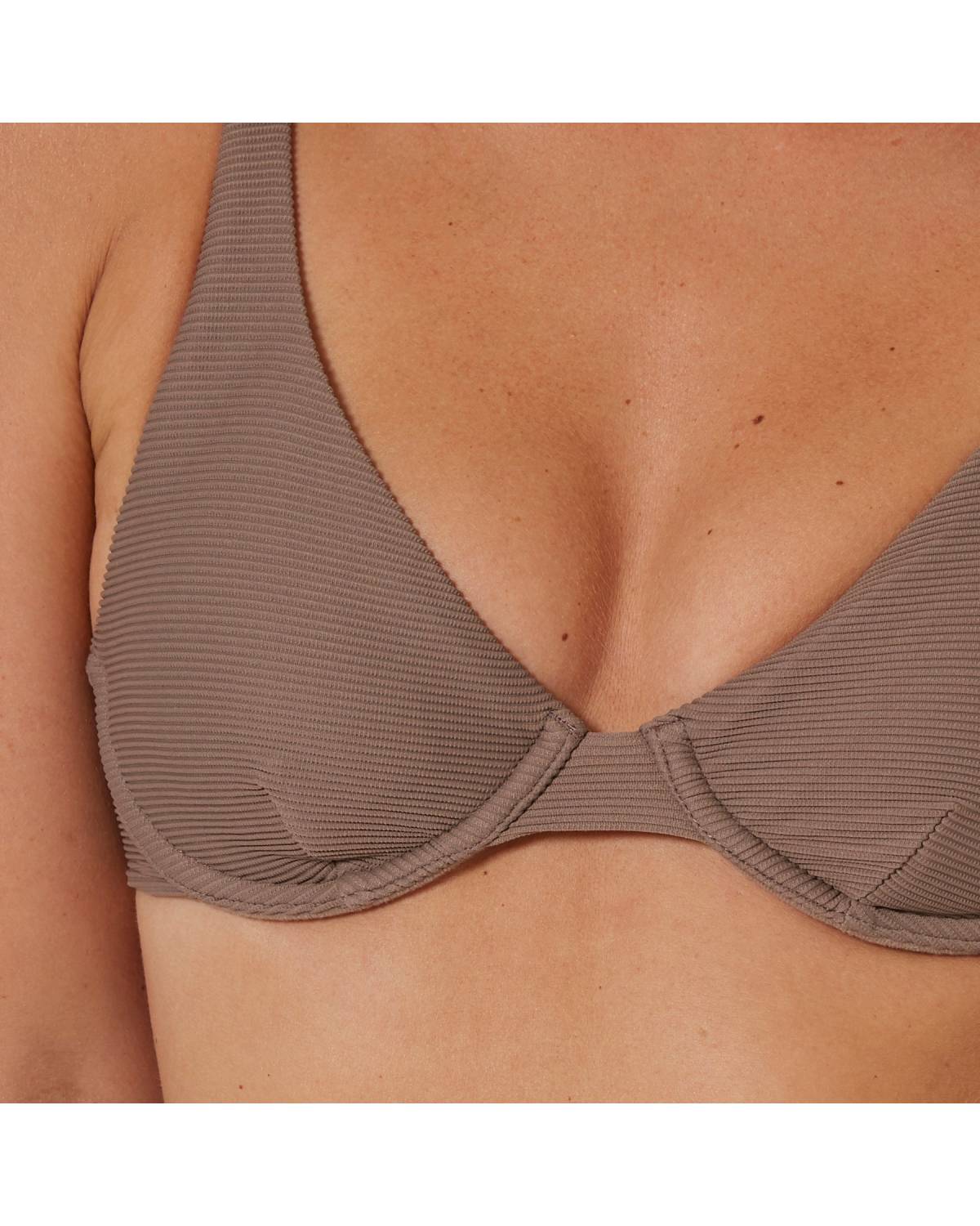 Hyams-Rib Bra Bikini Top