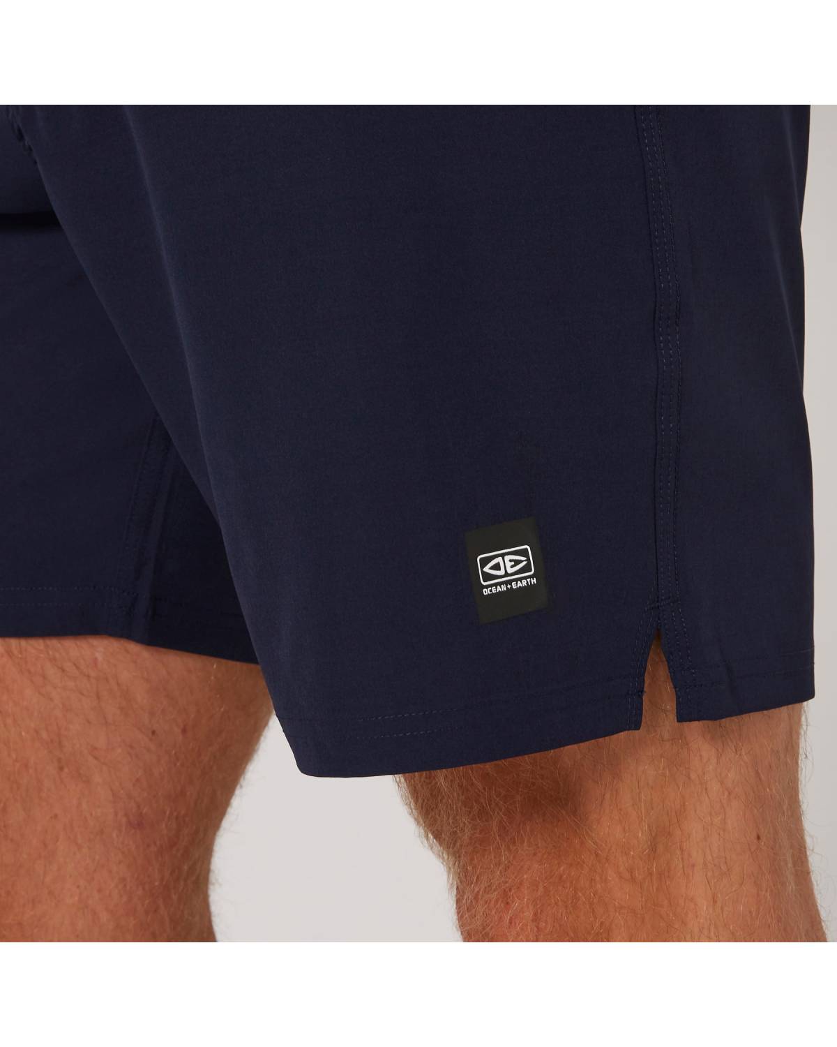 Logo detail Navy shorts