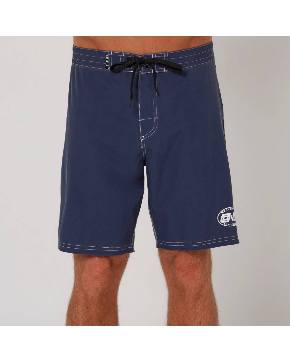 Front view navy boardshort