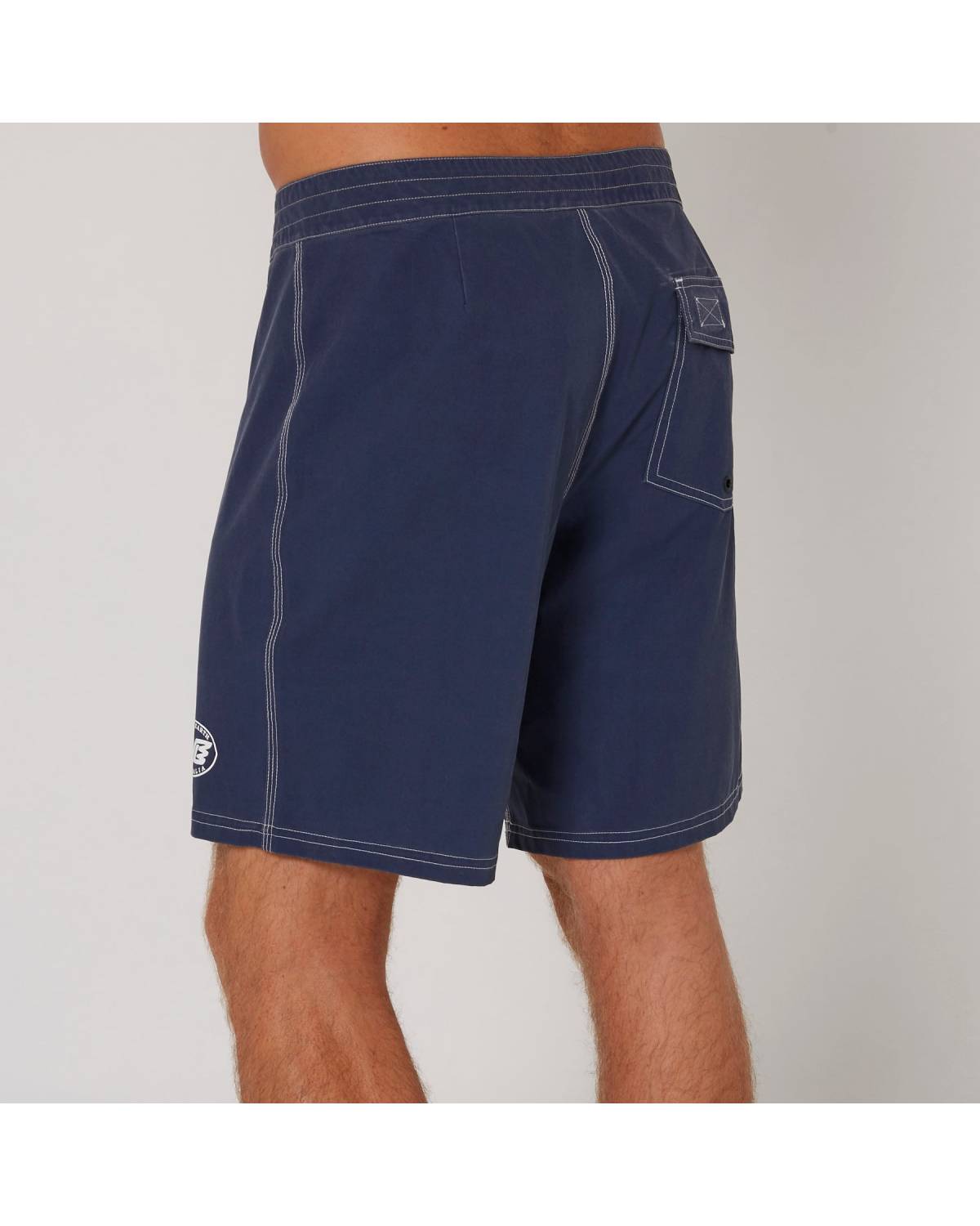 Back view navy boardshort