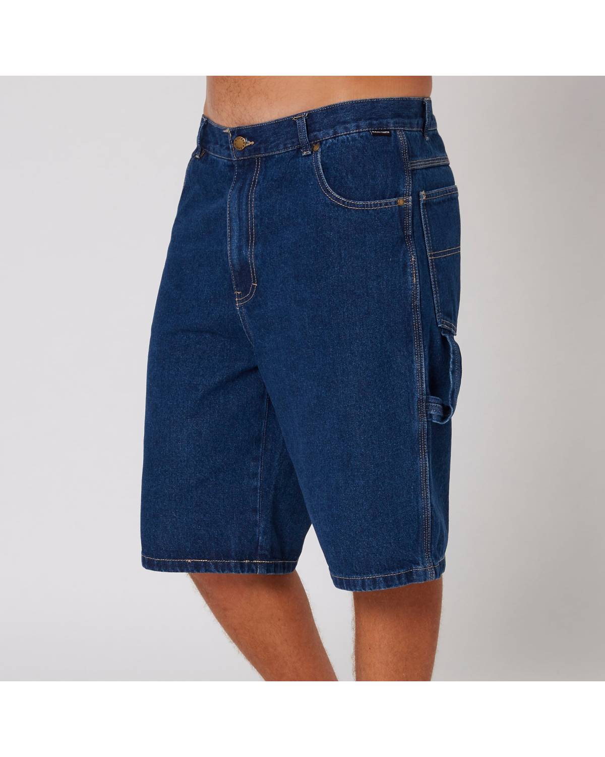 Front view of Carpenter 23" Denim Short