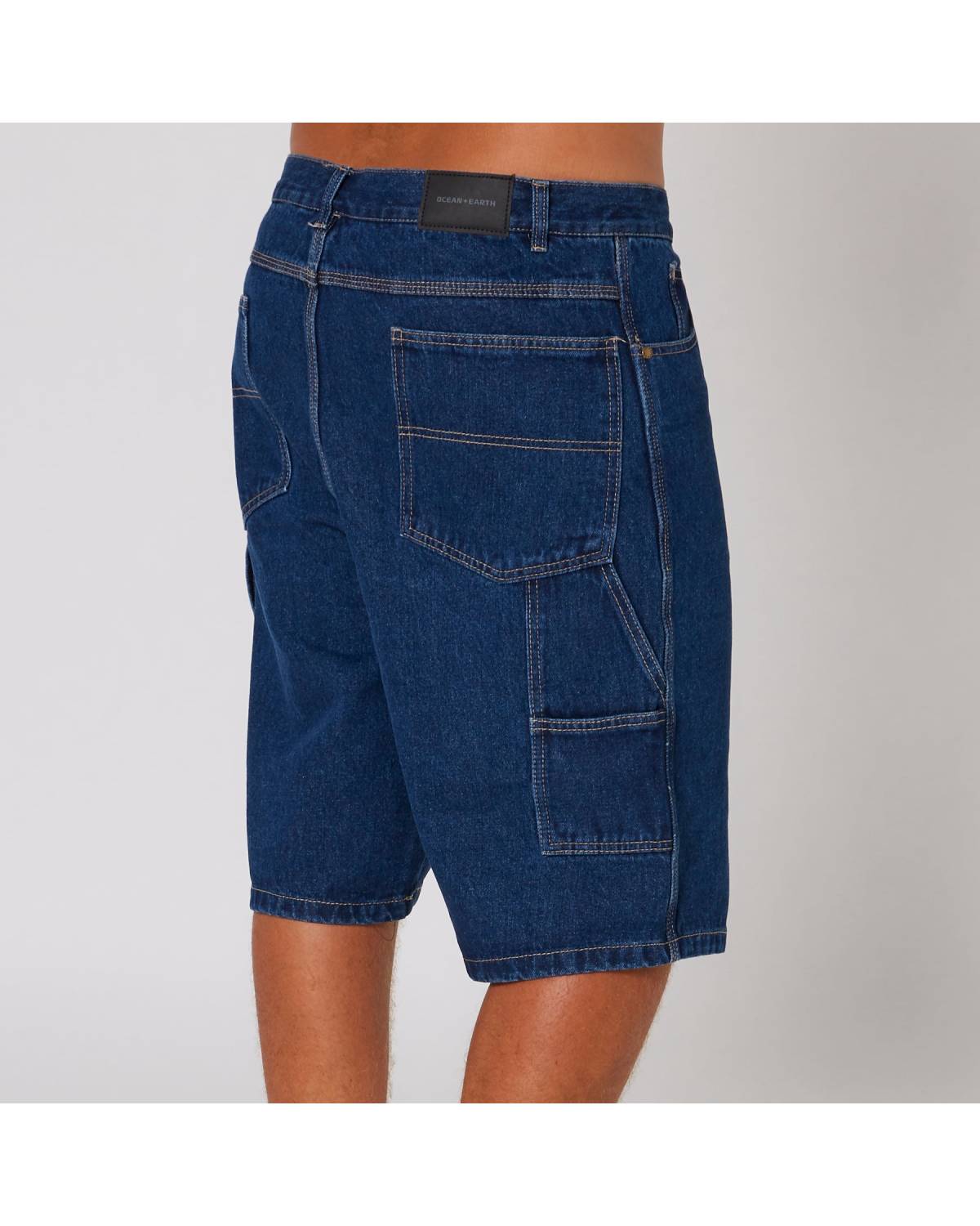 Side view of Carpenter 23" Denim Short