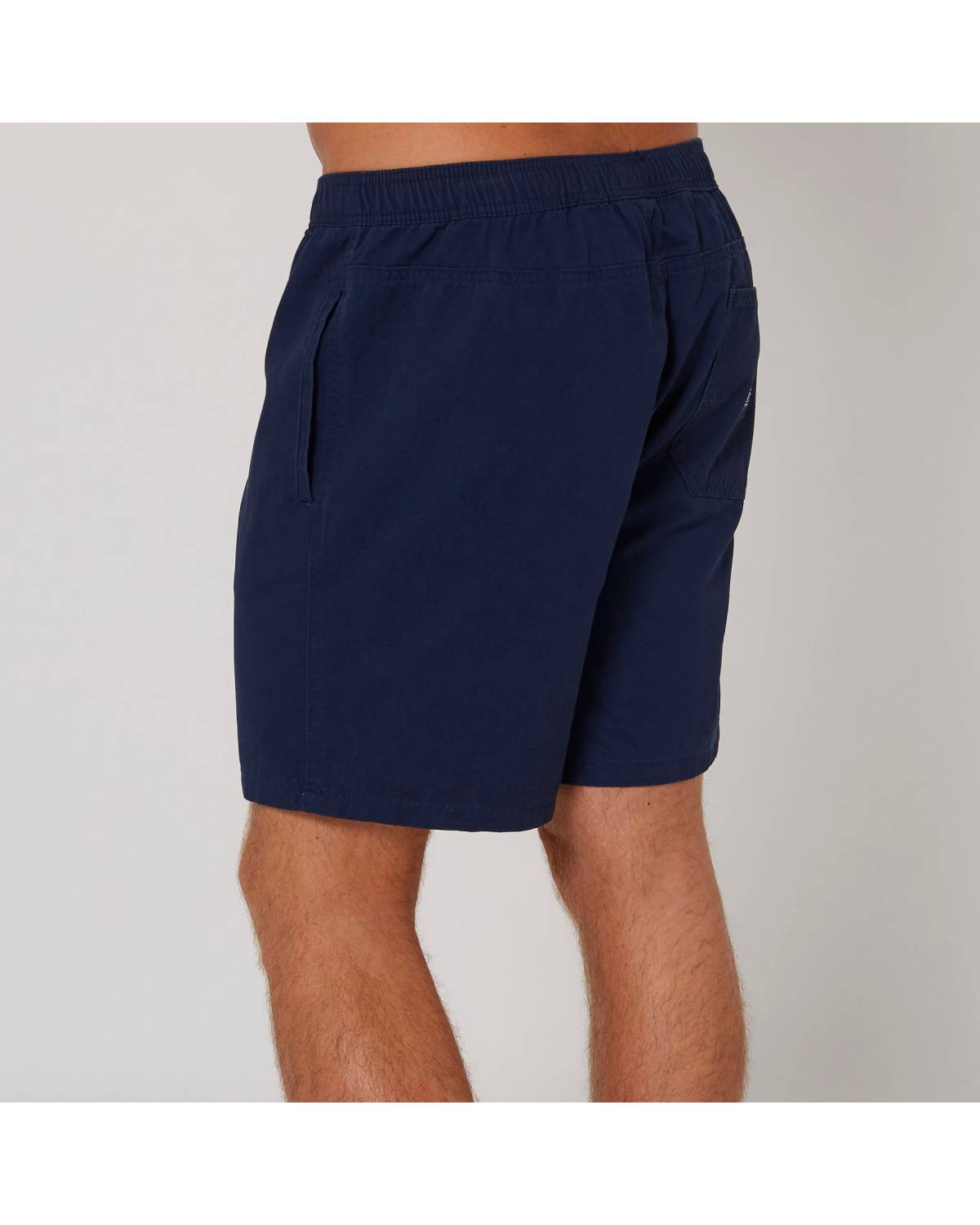 Side view Navy shorts