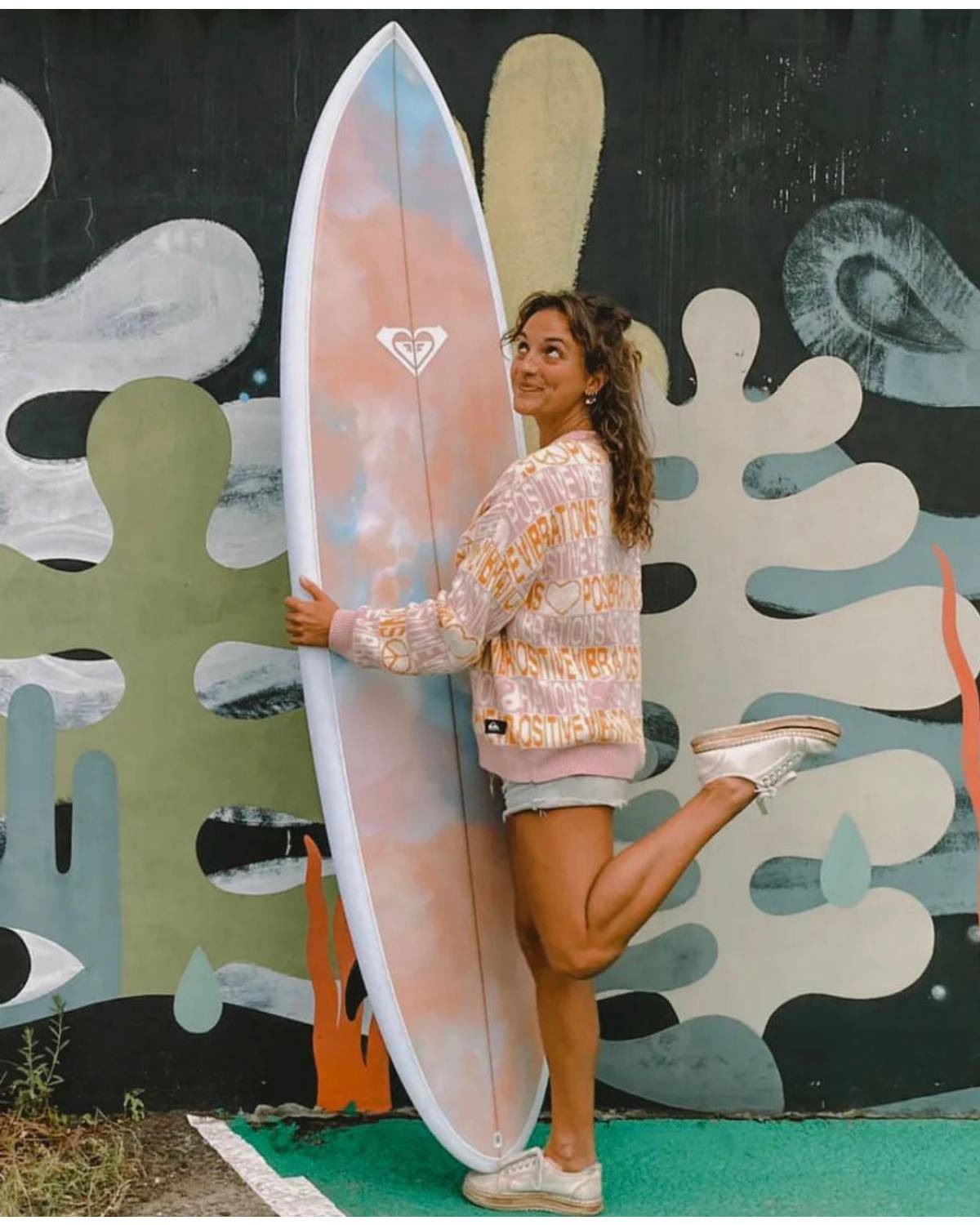 Surfboard | Roxy Egg Tiedye | Boardcave Australia
