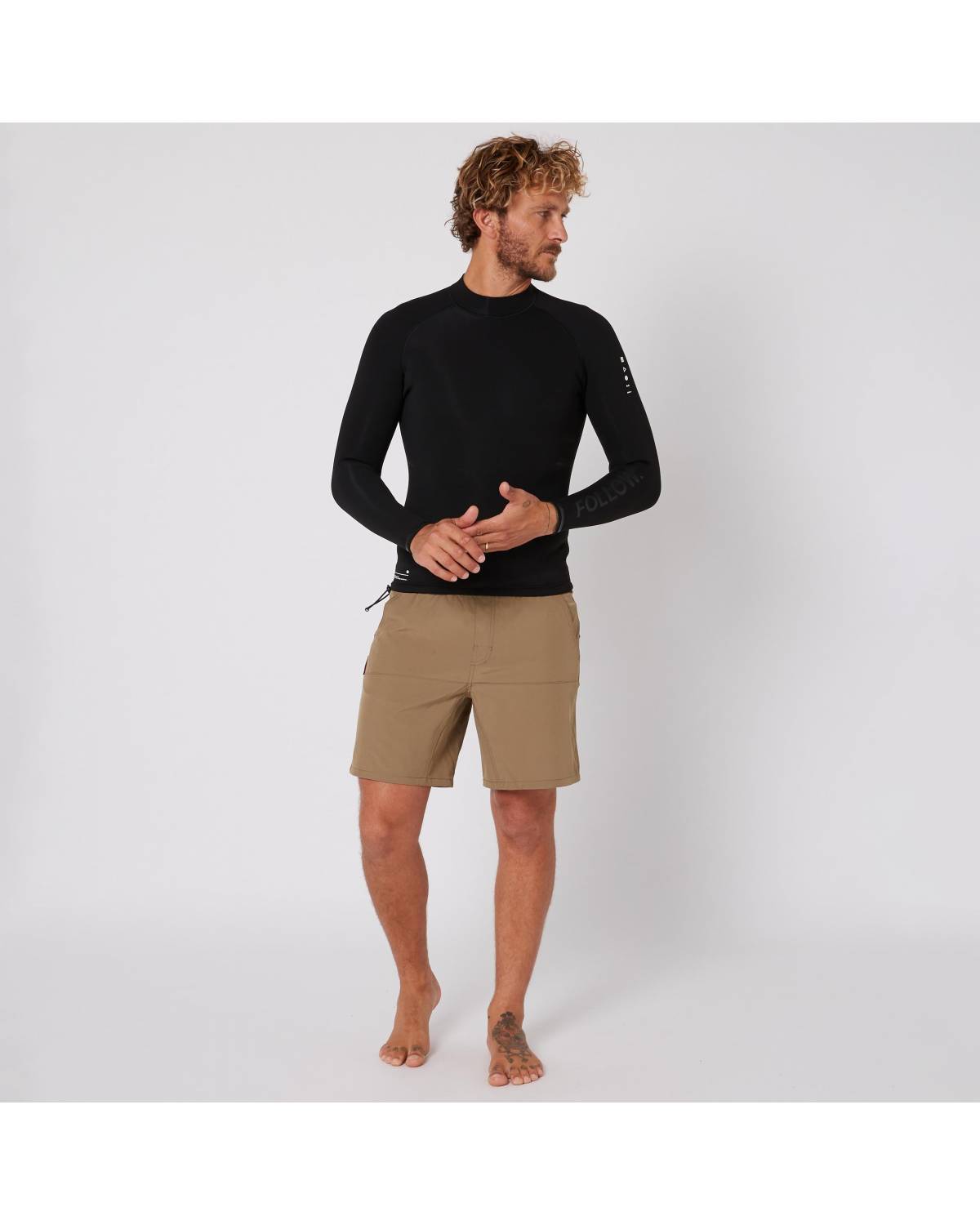 Follow P1 Ocena 1mm Wetty Top - Black