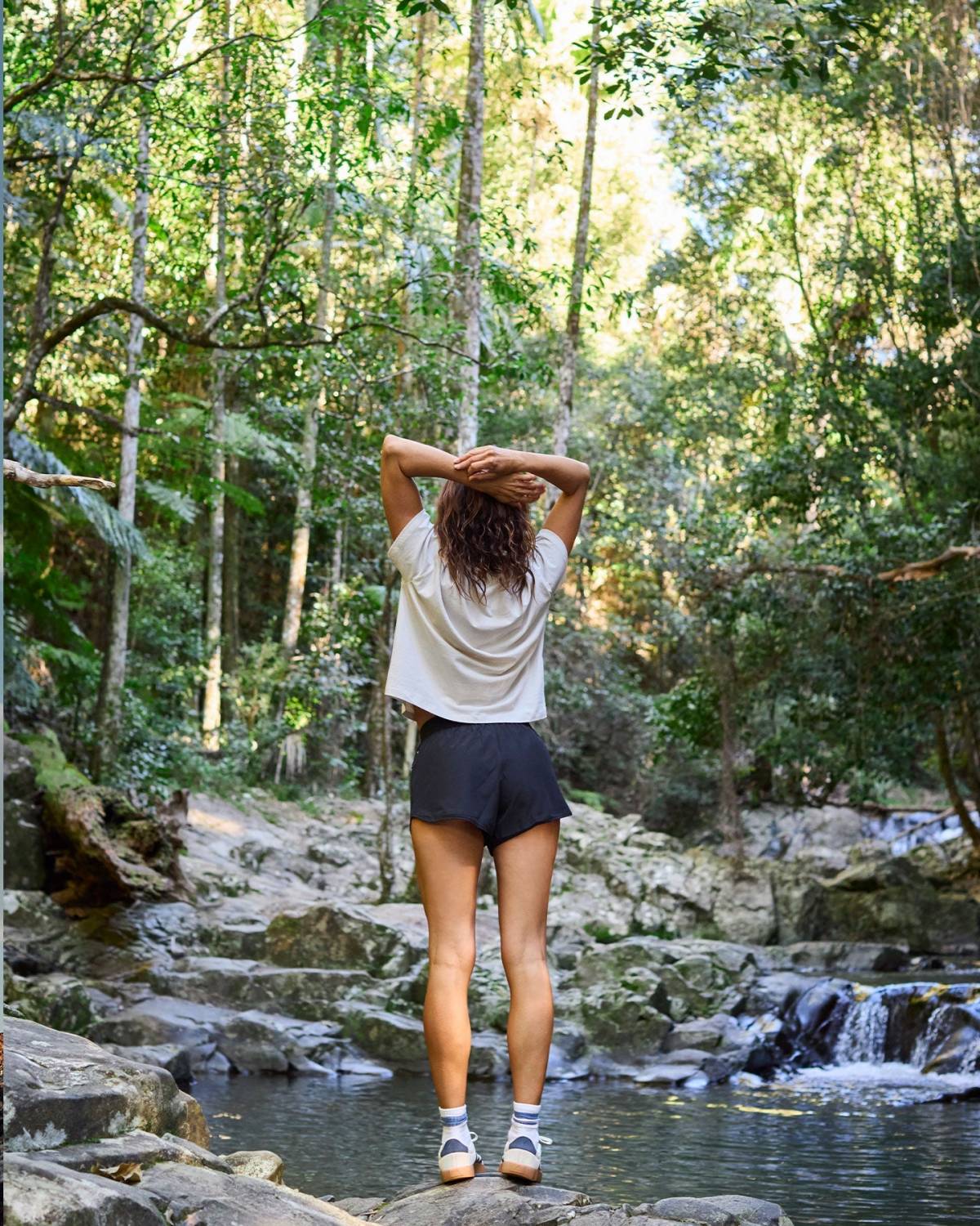 Follow Odessa Board Shorts - Black Lifestyle 4