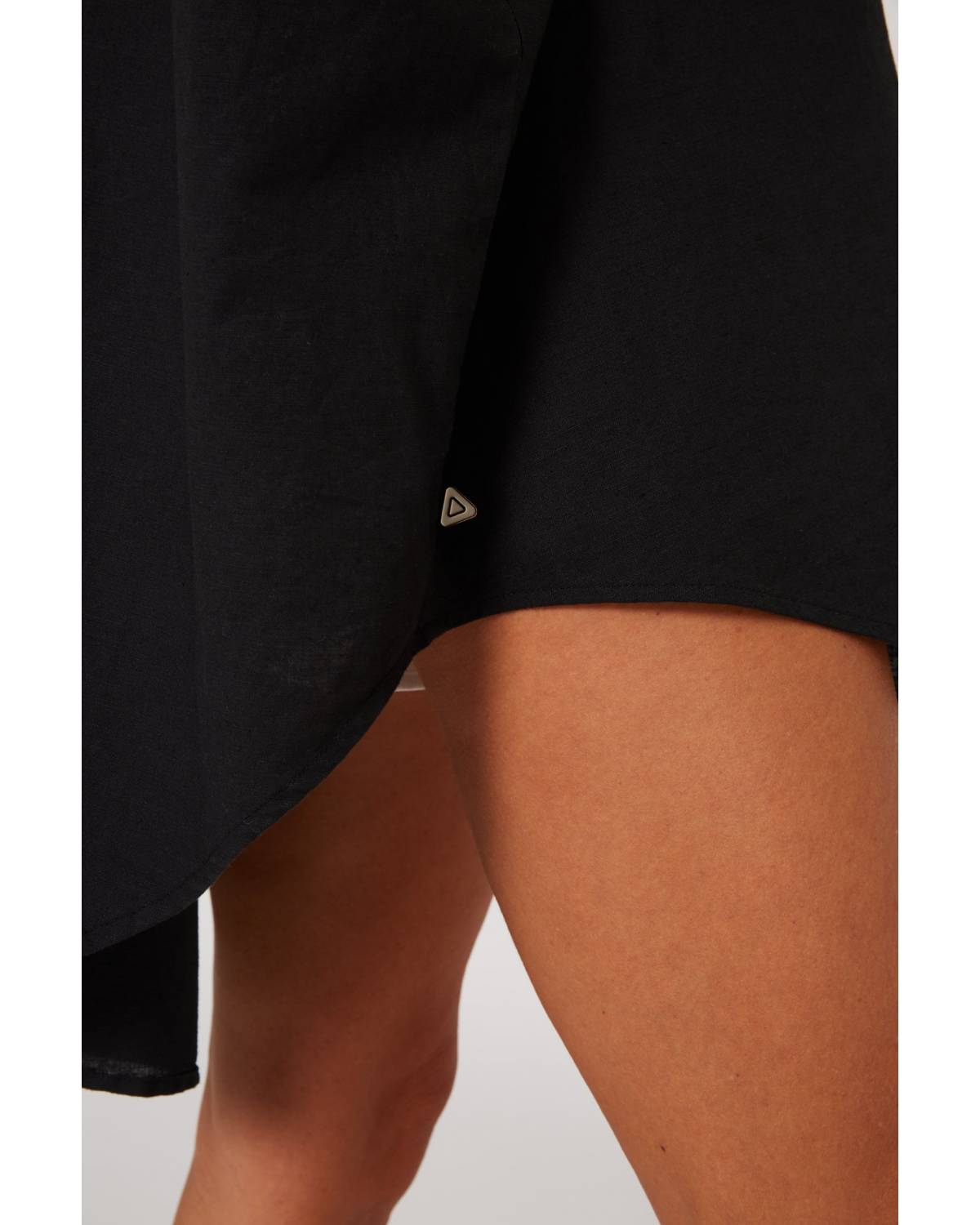 Follow Isla Linen Shirt - Black 11