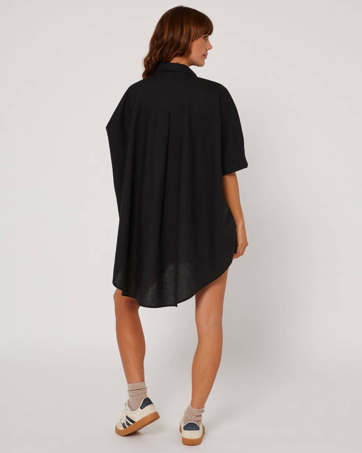 Follow Isla Linen Shirt - Black 6