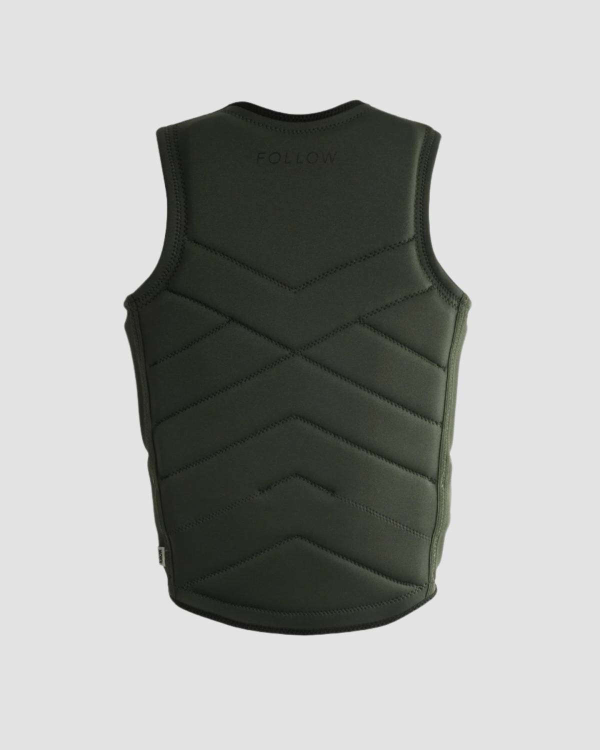 Follow Atlantis Life Jacket - Olive Back
