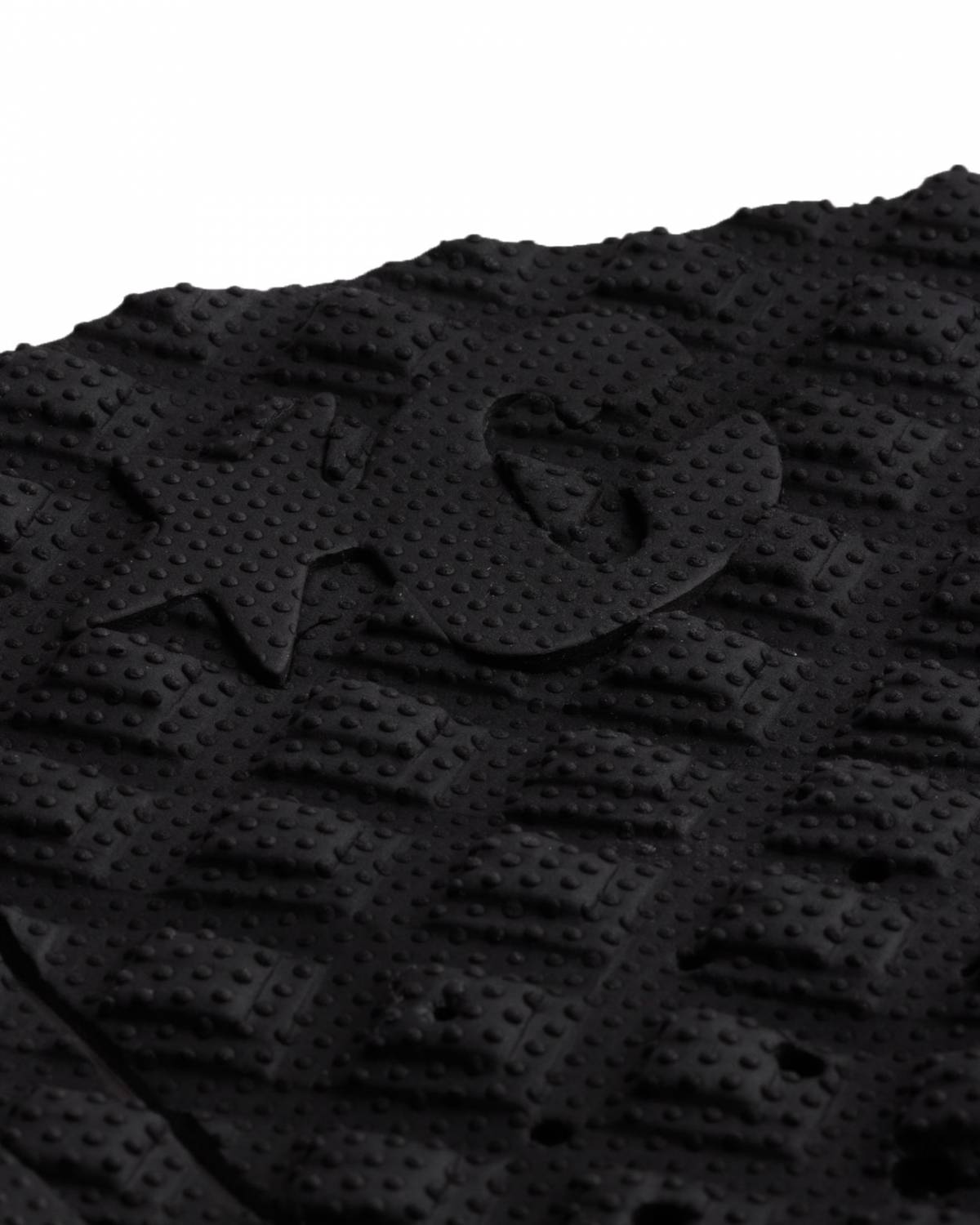 Close-up of logo on traction pad