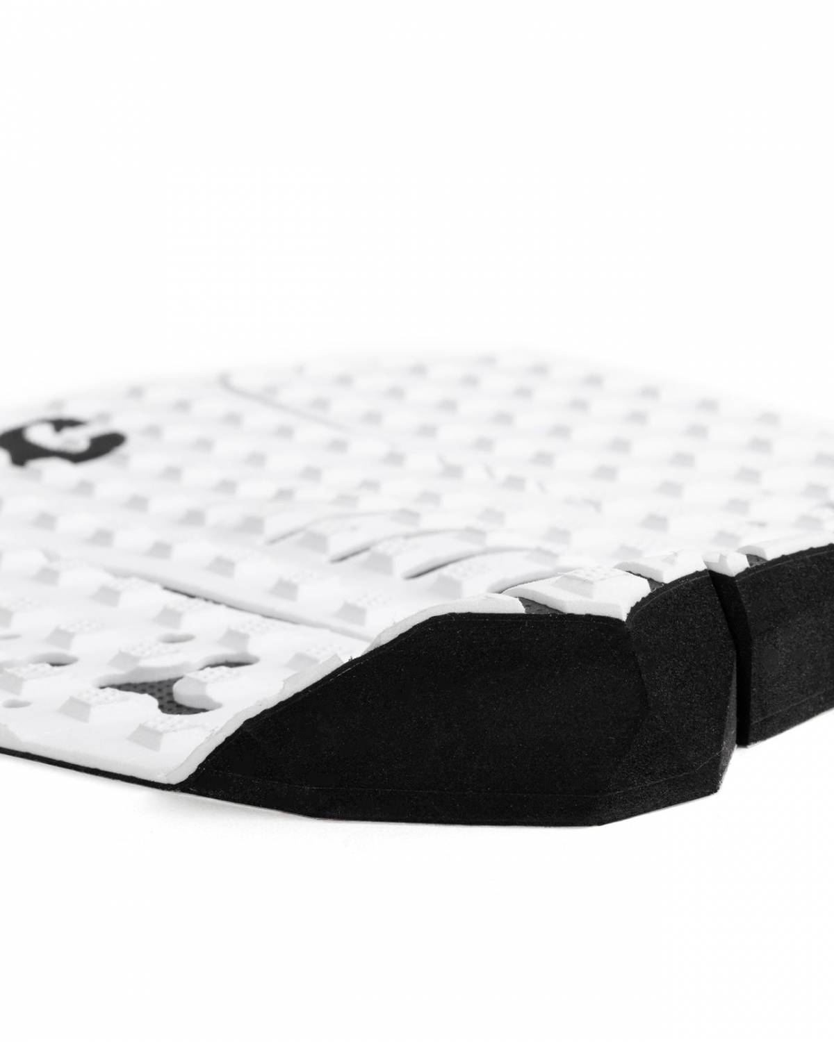 White Black traction pad rear view