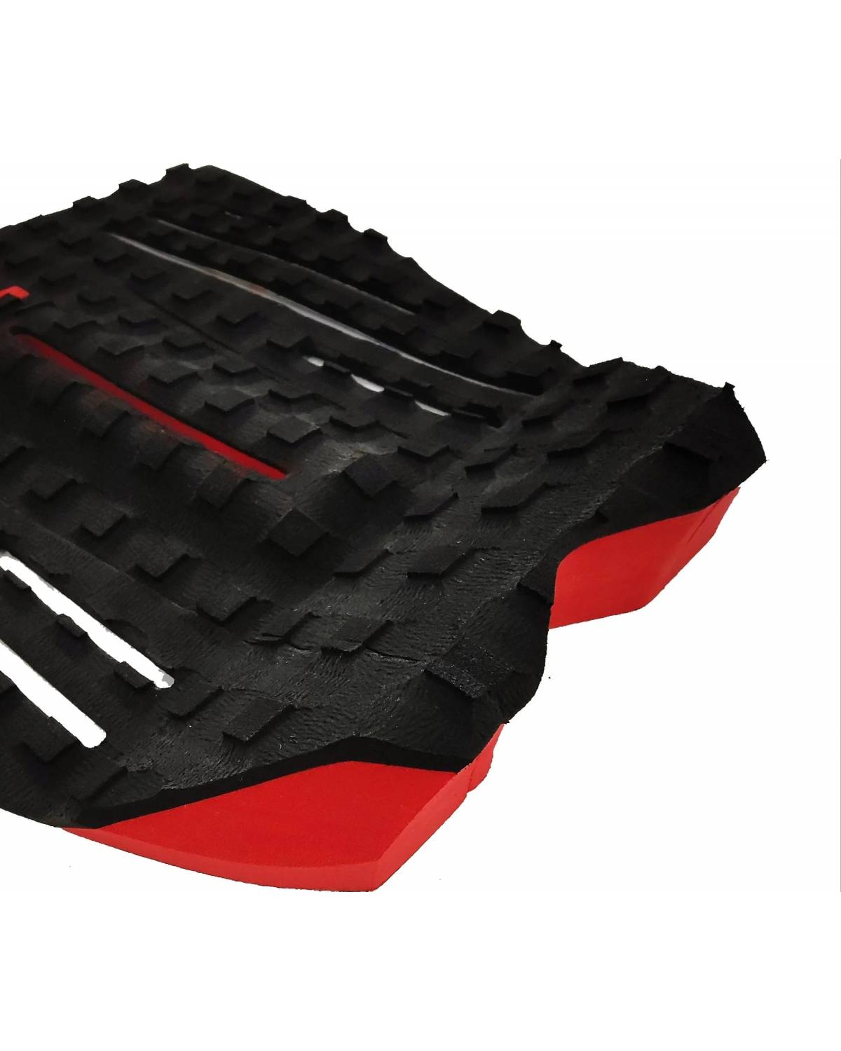 Summer vibes Session 3-Piece GROM SIZE surfboard deck grip traction tail pad - Red - Summer vibes