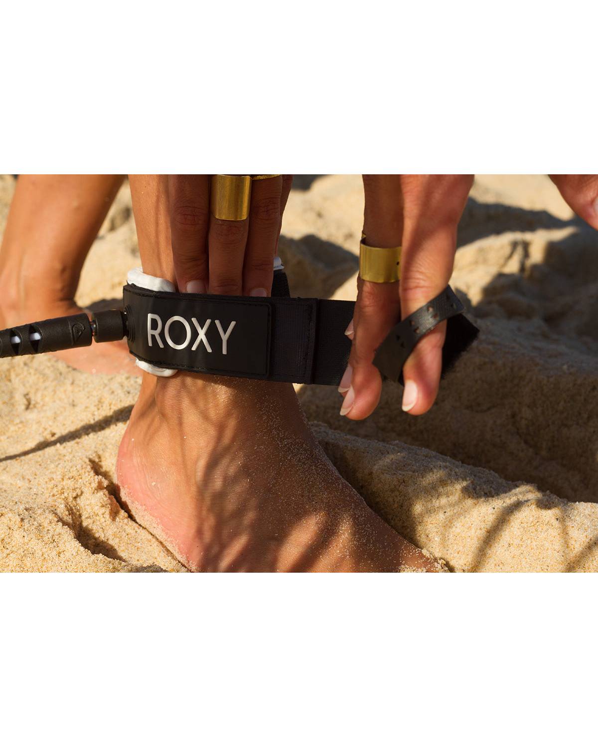 Roxy Lohifushi 7ft Leash / Legrope - Black