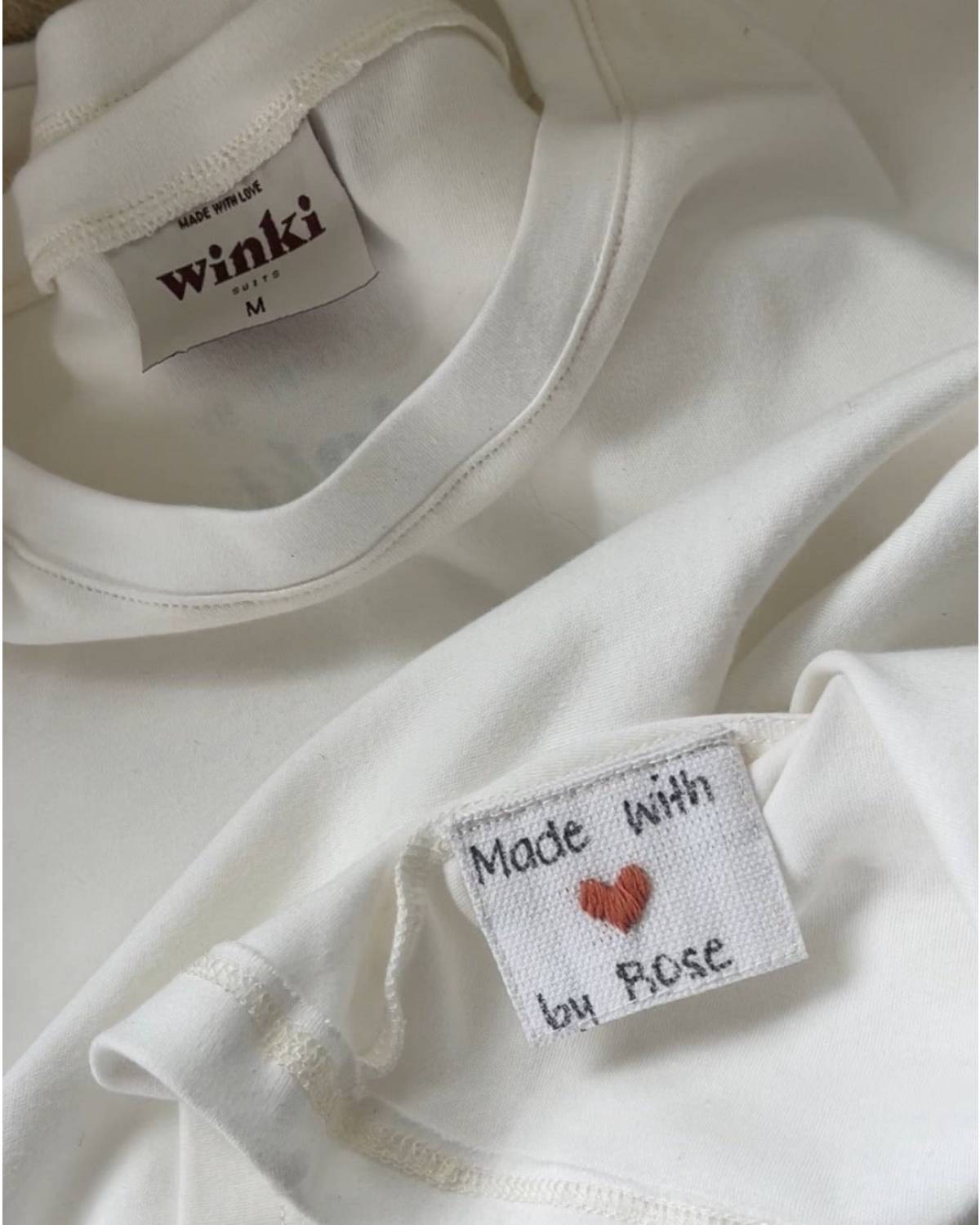 Clam Tee handmade tag