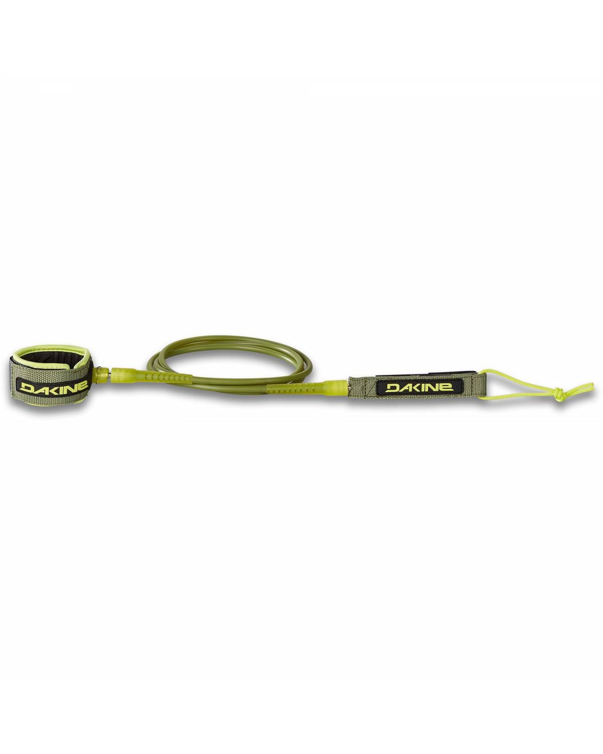 Kainui Team 6' X 1/4" Surf Leash - Utility Green