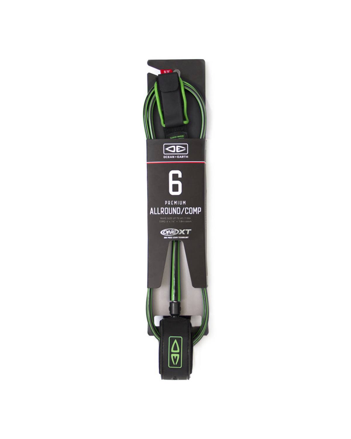 Ocean & Earth | Premium Allround Comp One-XT - 6ft | Lime