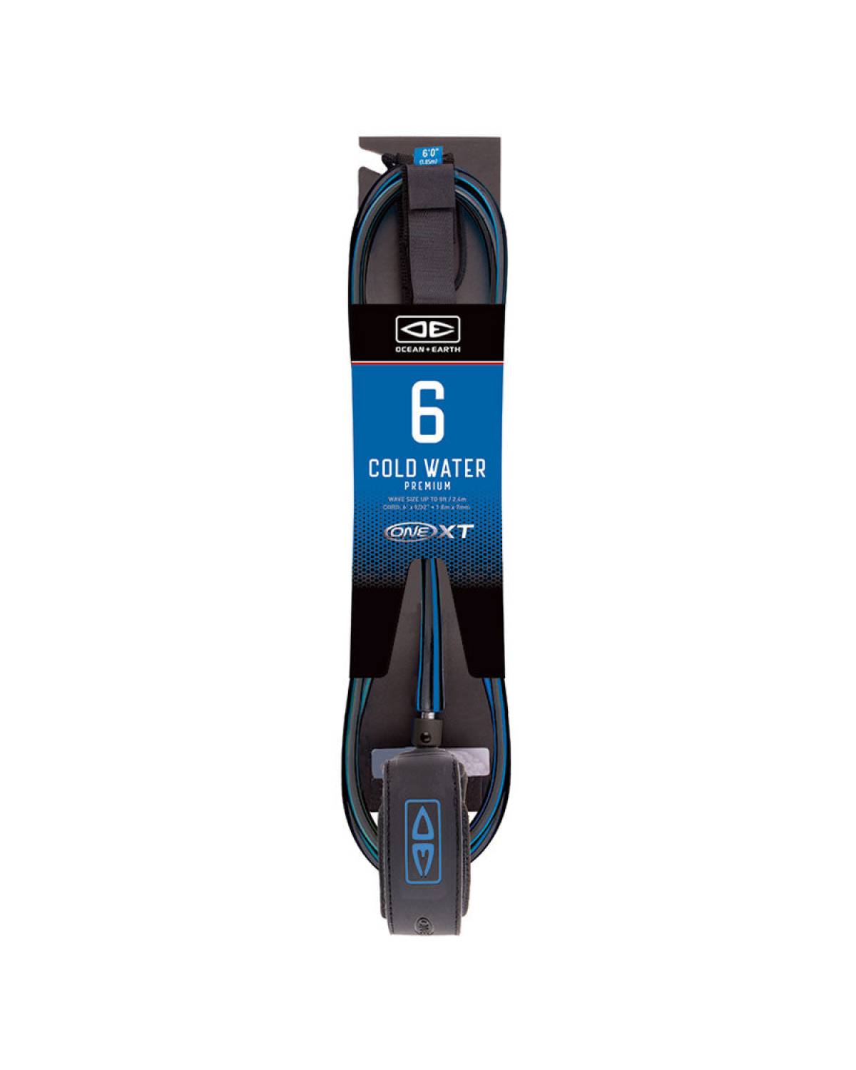 Surfboard Leash | Cold Water Premium - 6ft | Ocean and Earth