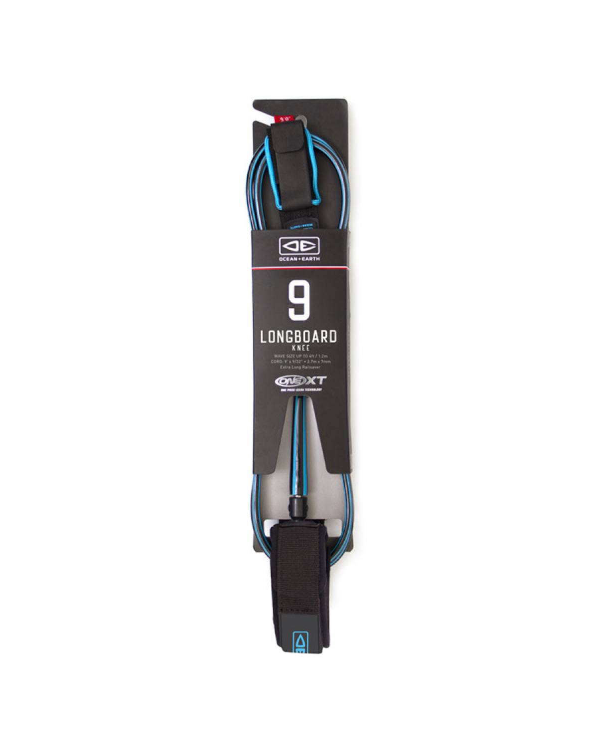 Longboard Knee One-XT Leash Packaged - Blue