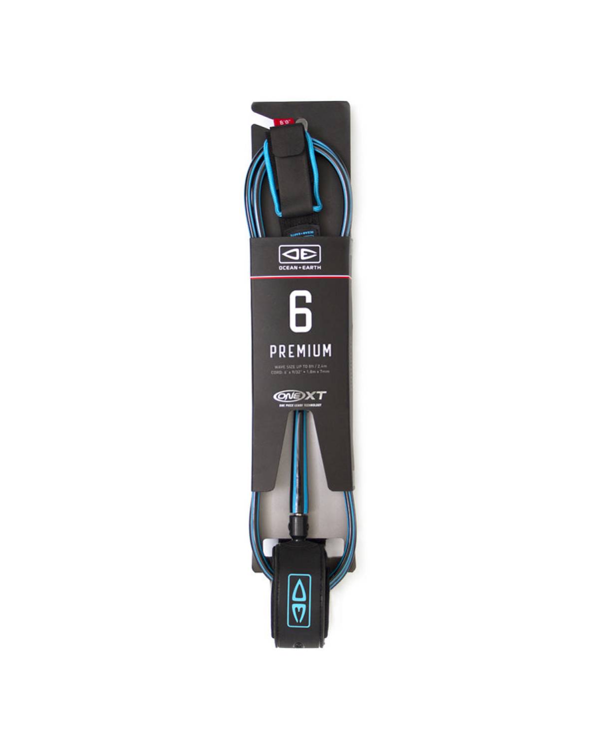 Surfboard Leash | Premium One-XT - 6ft | Ocean and Earth