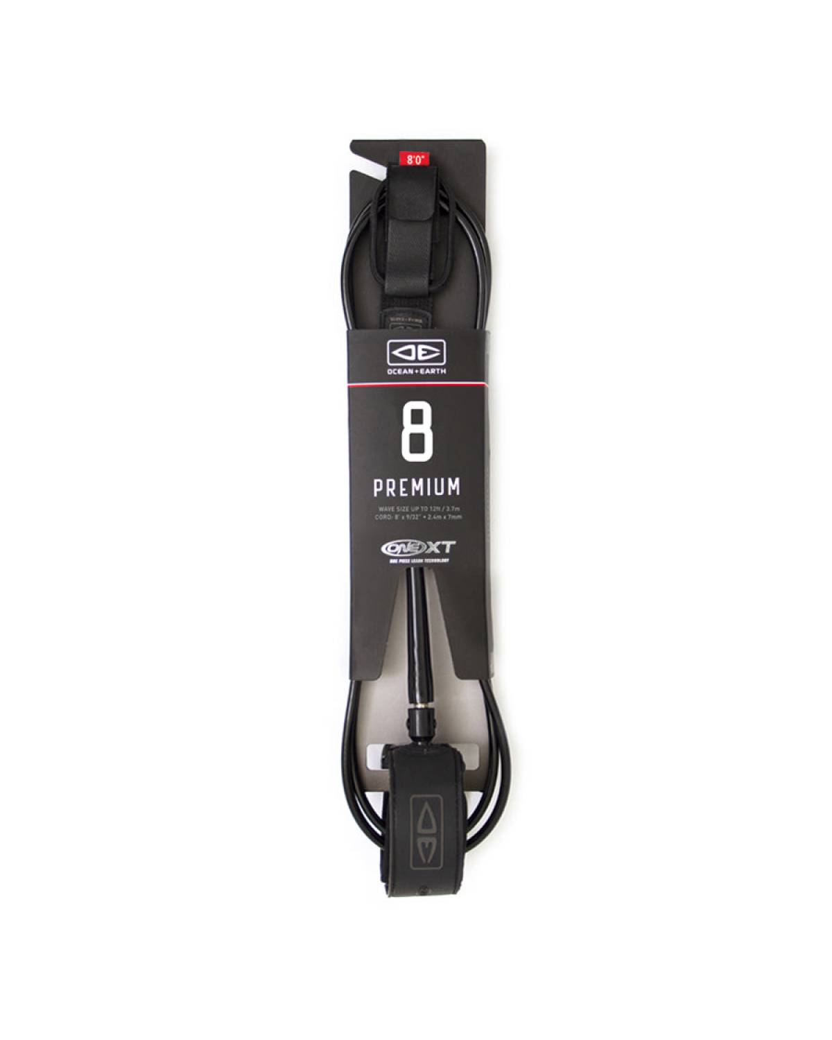 Black leash in packaging