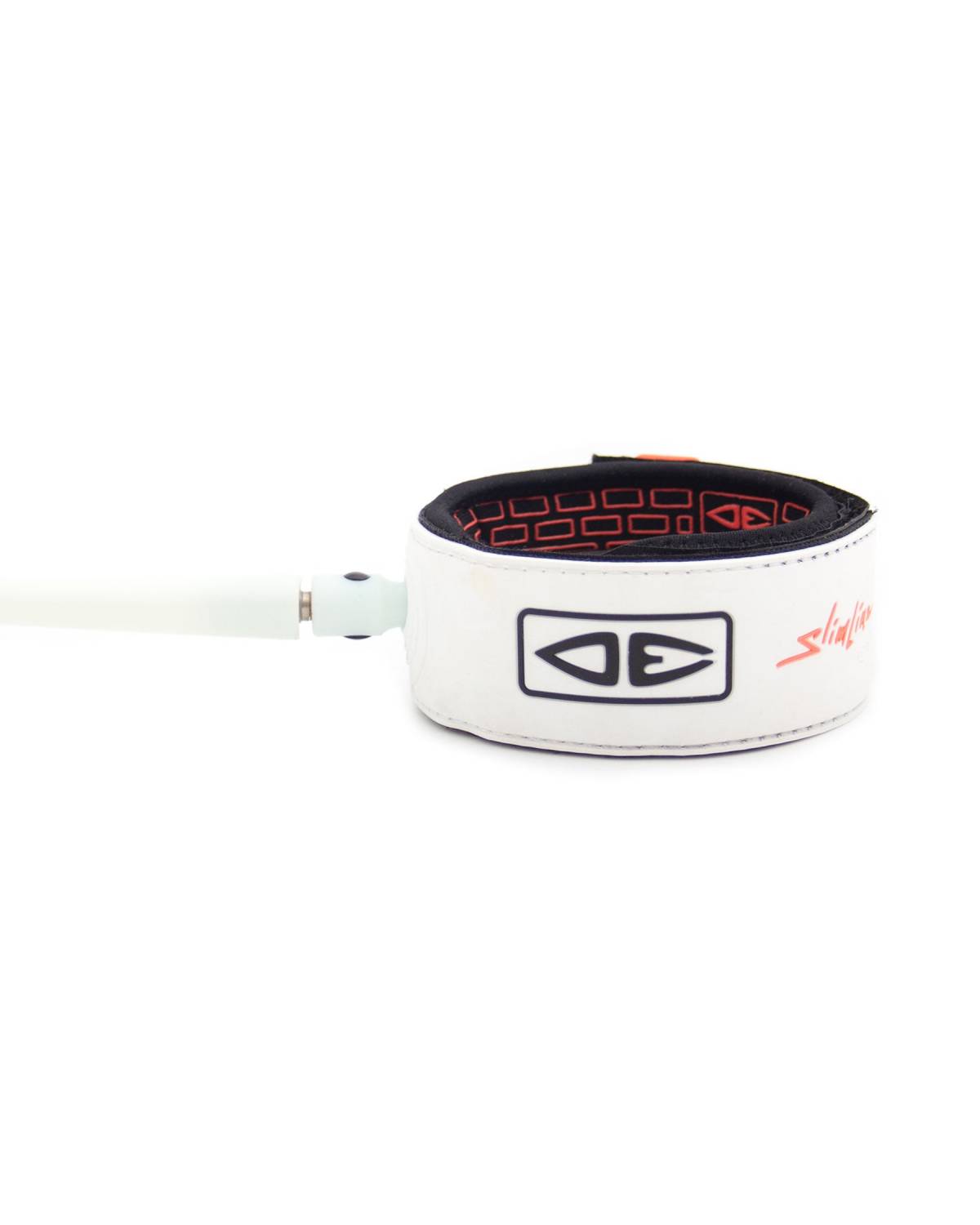 White Slimline Leash Close-up