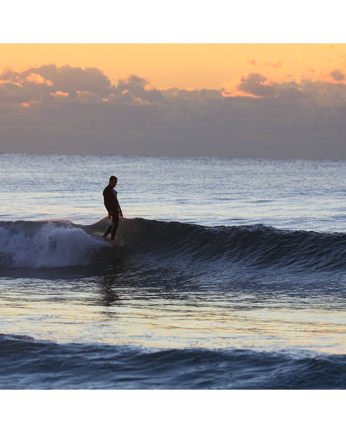 Lifestyle Surfing at Sunset