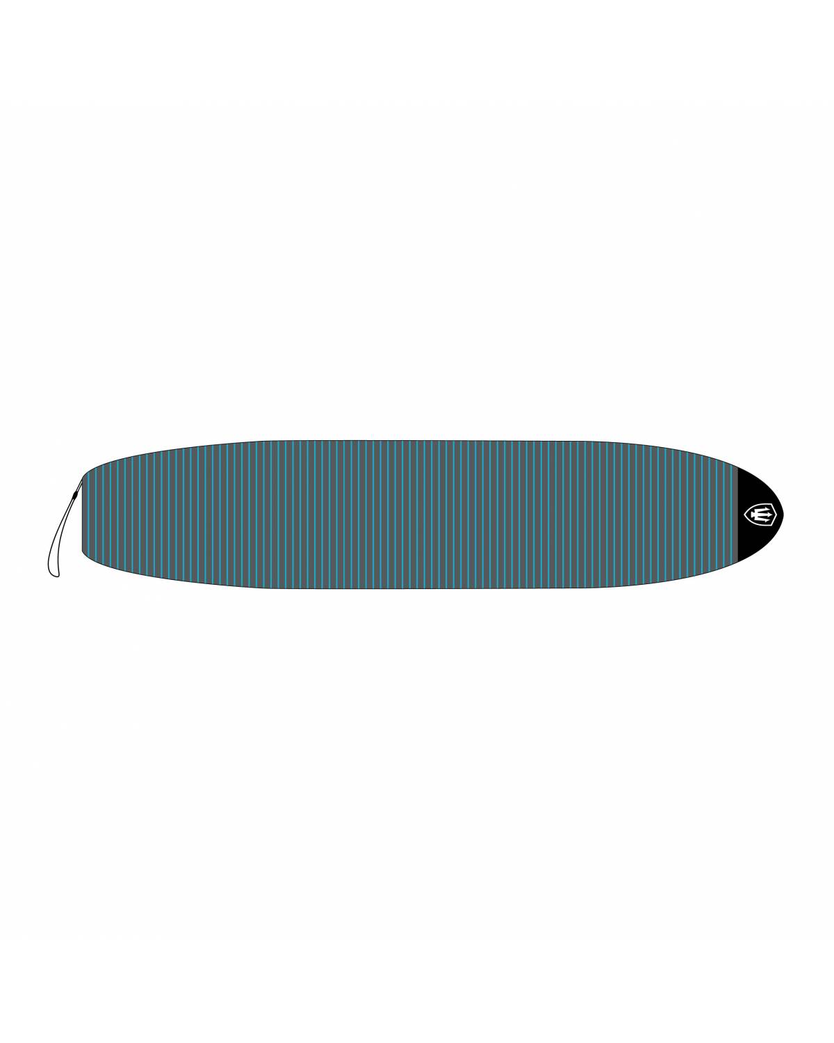 FK Surf | FK Longboard Stretch Cover | Charcoal/Blue