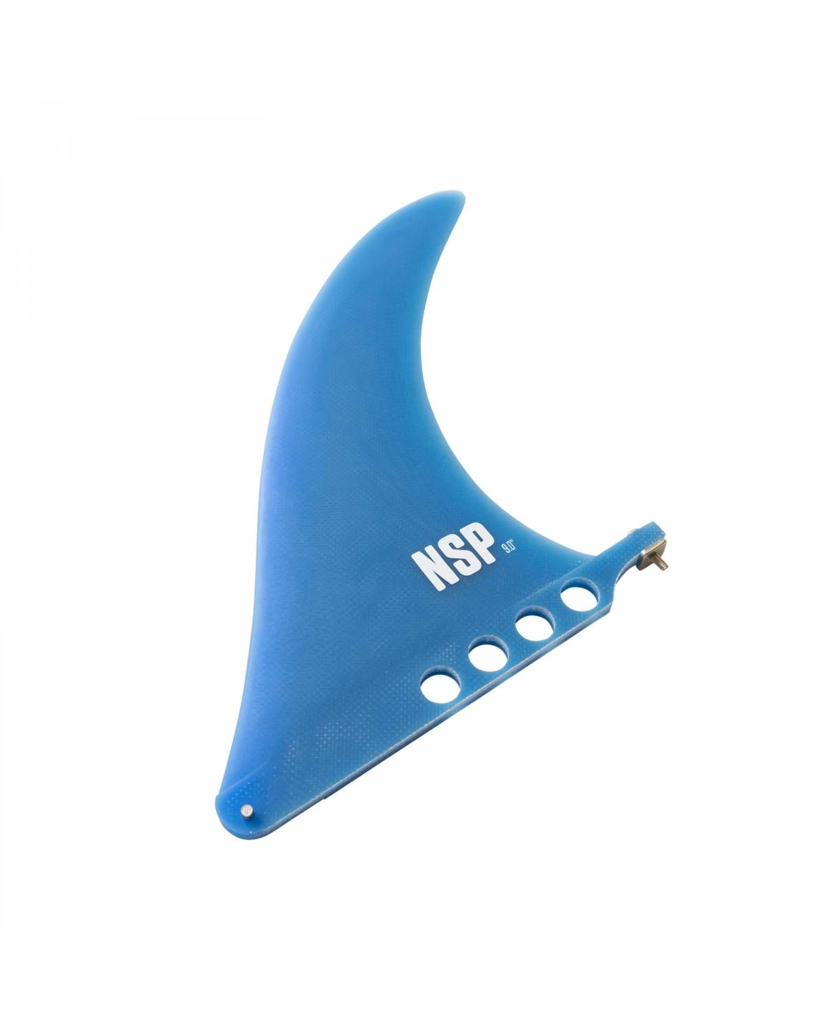 Angled longboard fin