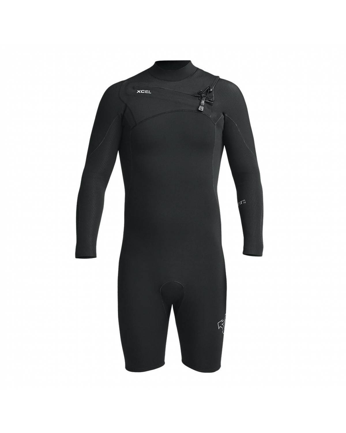 MENS COMP-X 2 LONG SLEEVE SPRINGSUIT BLACK