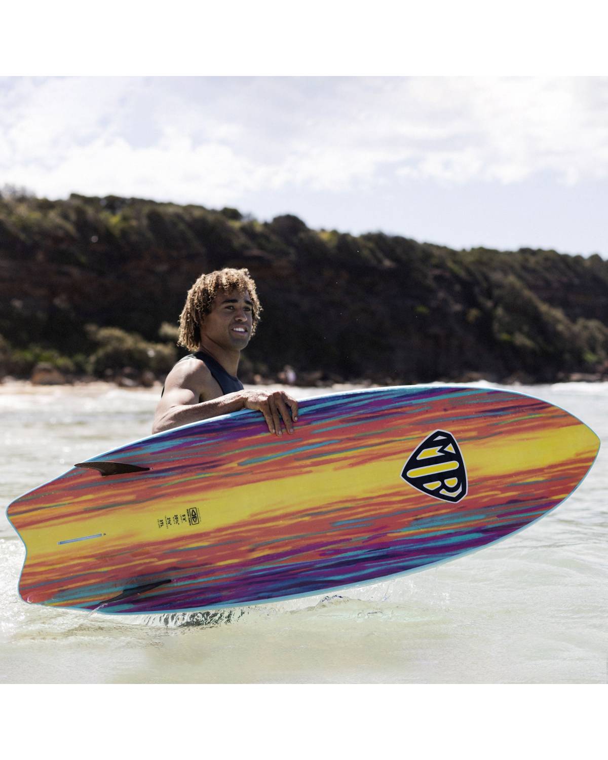Ocean & Earth | MR Epoxy Twin Fin Softboard 5'6" | Pastel Blue