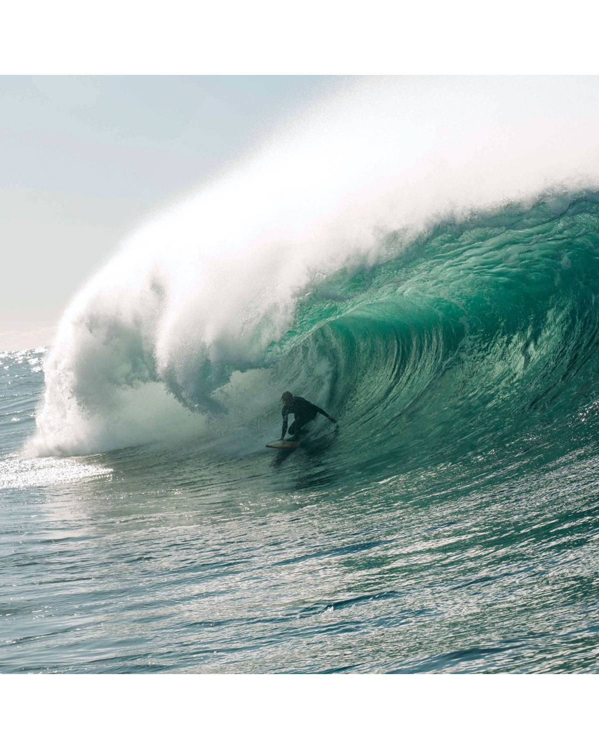 Russell Bierke testing the Reef ONE-XT surfboard leash by Ocean and Earth