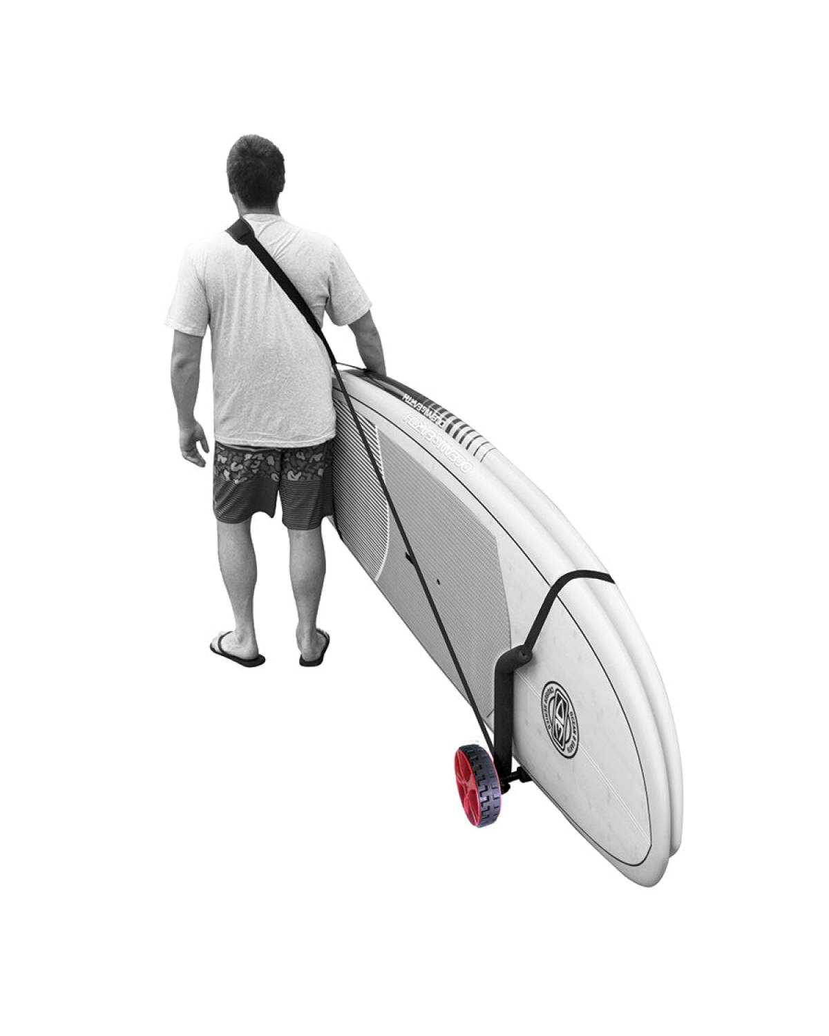 Ocean & Earth | Double SUP / Longboard Trolley | Black
