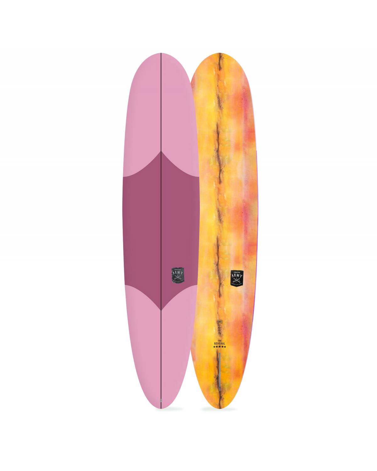 Mauve Softboard Front and Back