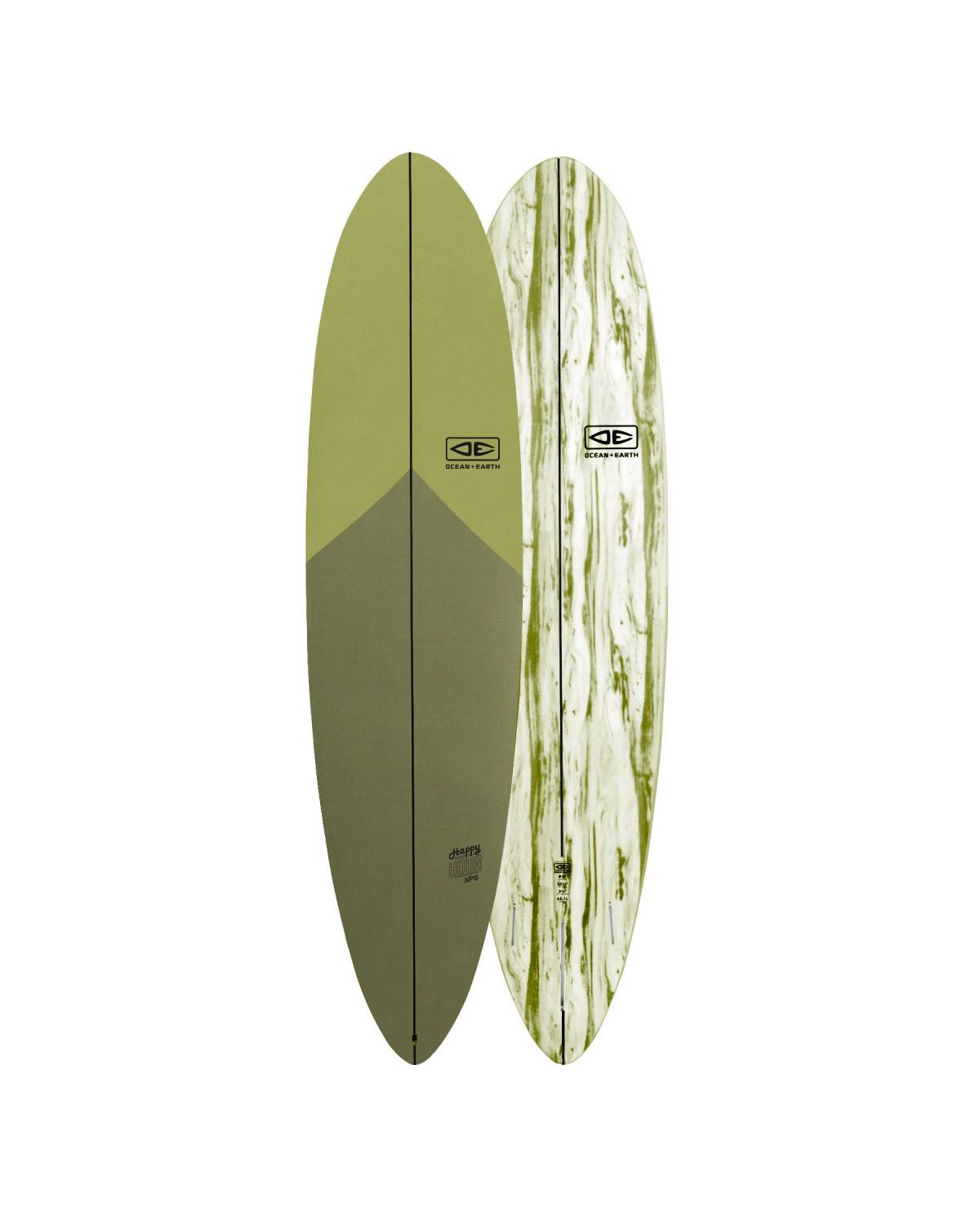 Olive Soft Board Front and Back
