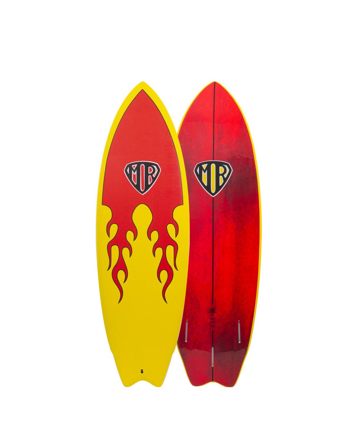 Ocean & Earth | MR Epoxy Twin Fin Softboard 5'9" | Flame22