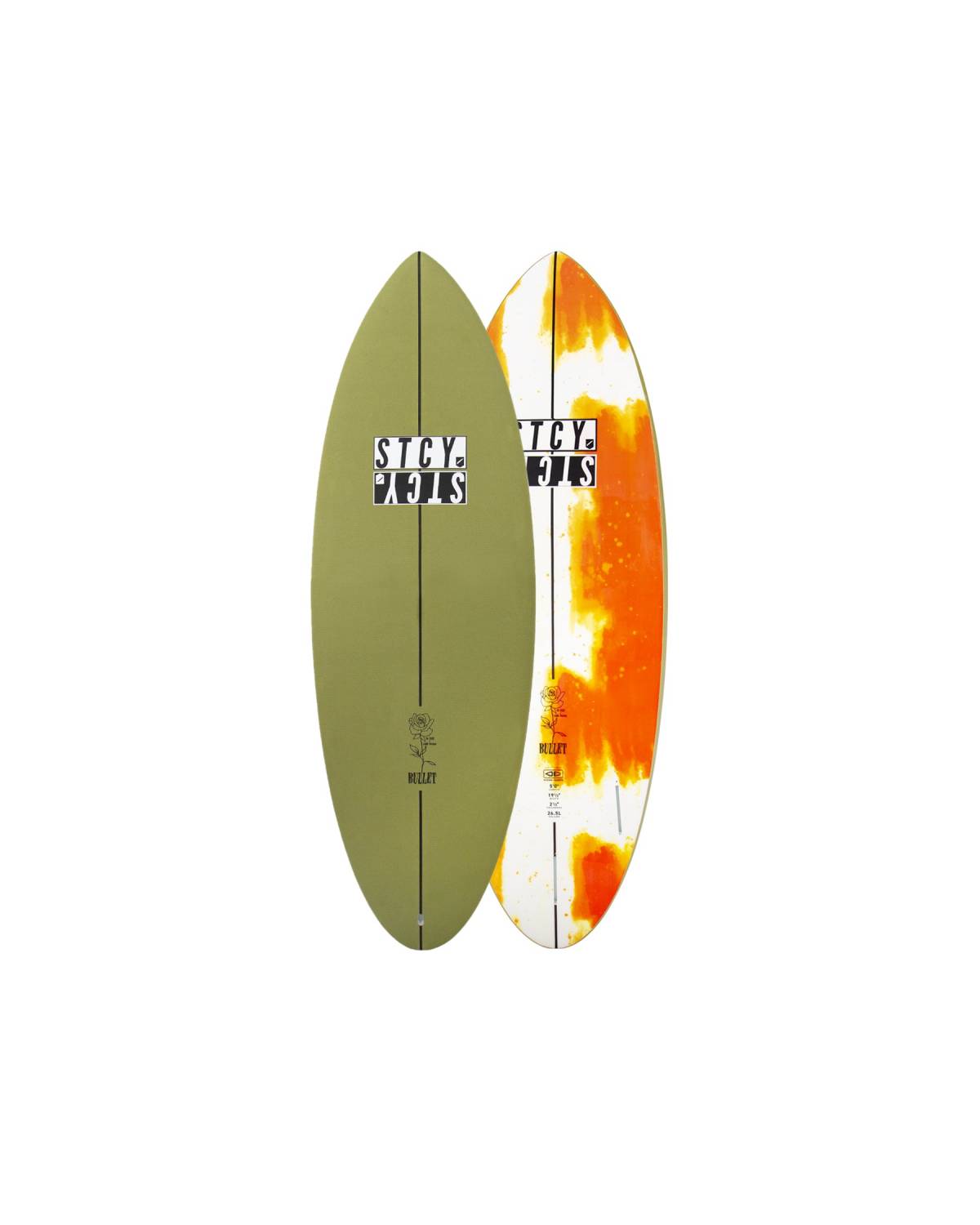 Stacey | Bullet Epoxy Soft 5'0" | Olive