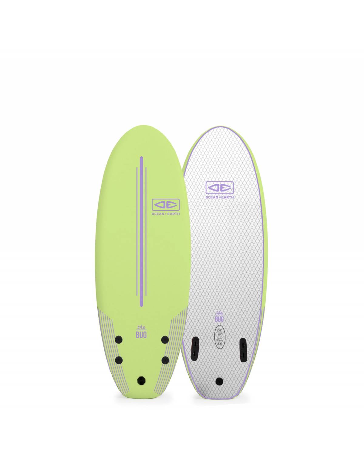 The Bug Mini 4'0" - Acid Green