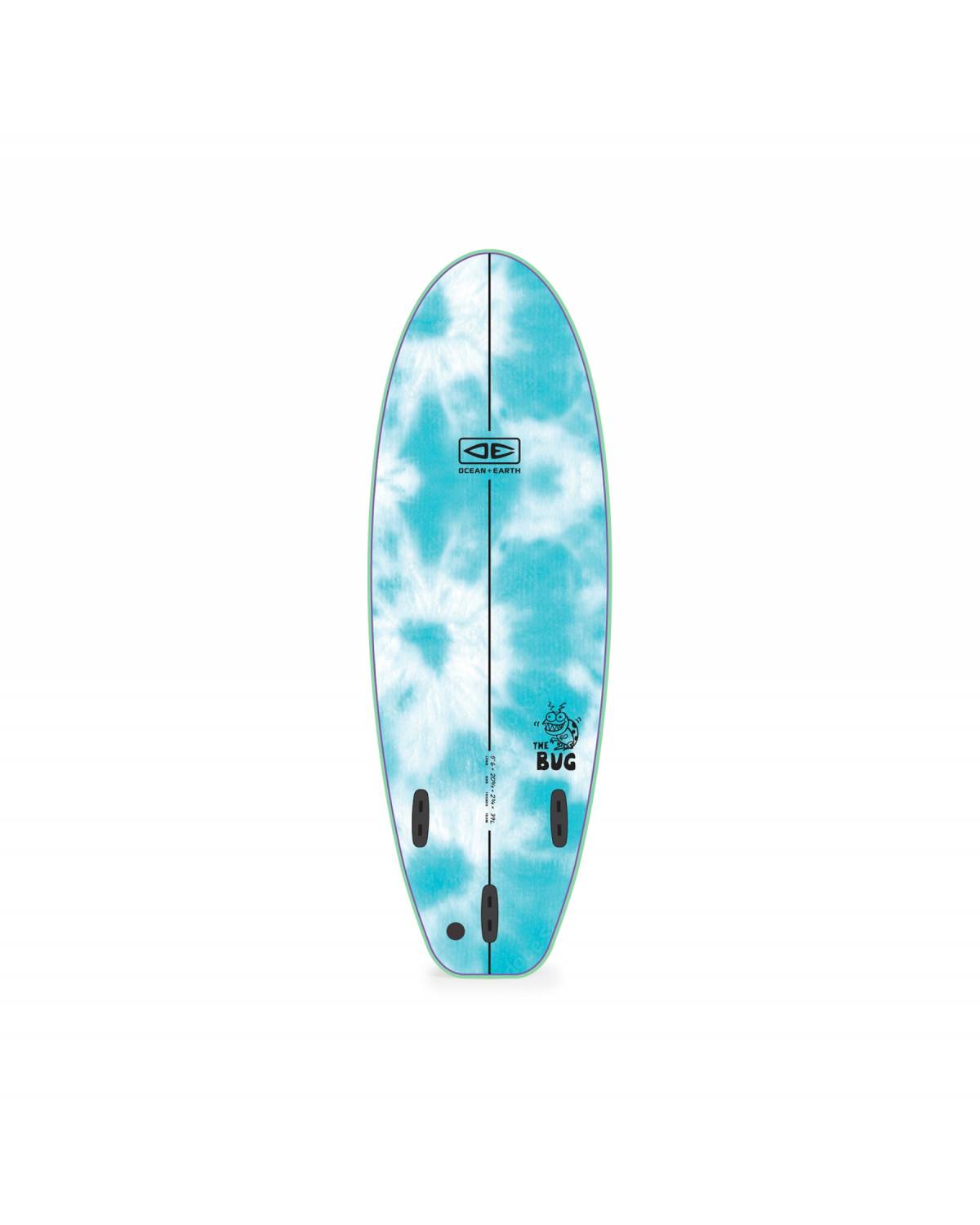 Tie-dye Bug Softboard bottom