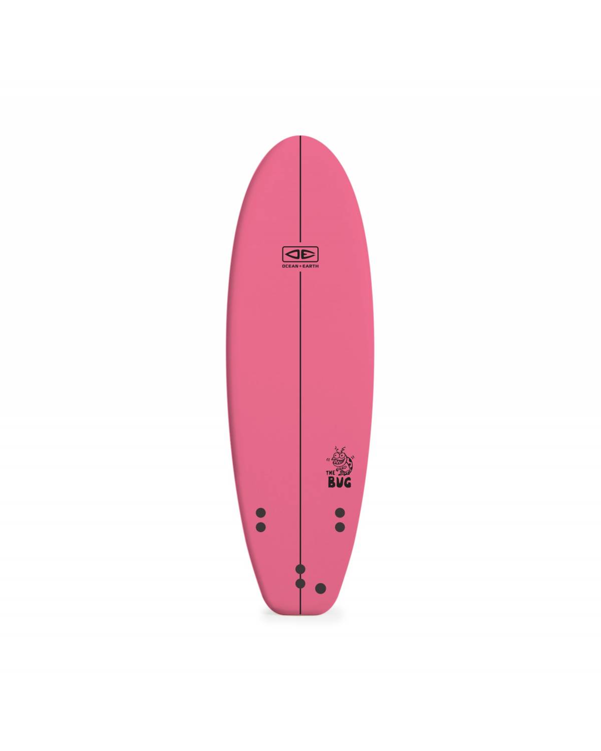 Pink softboard top view